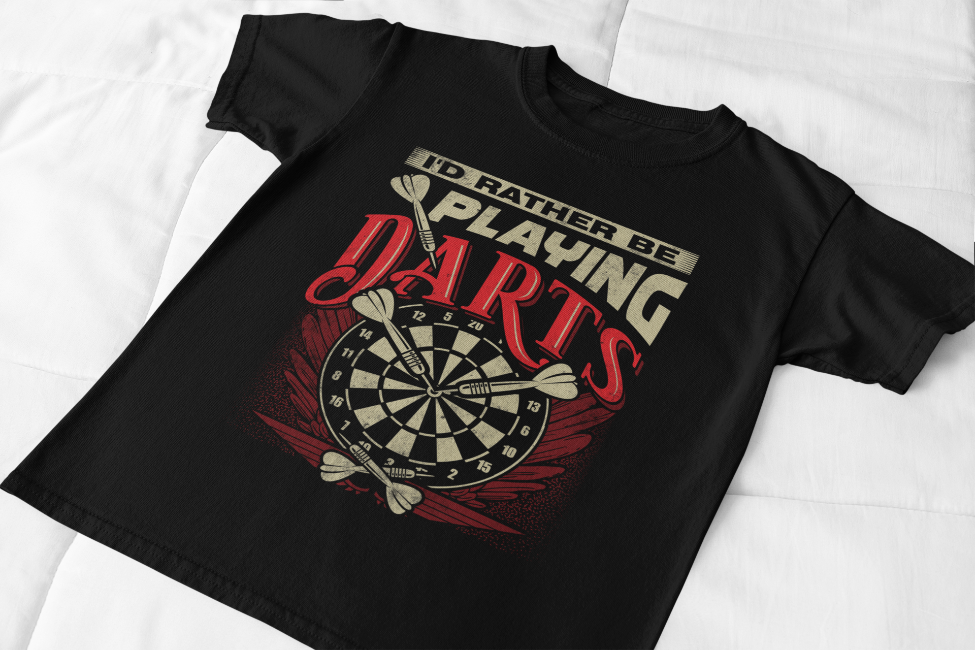 I'd Rather Be Playing Darts Shirt product thumbnail image I'd Rather Be Playing Darts Shirt product thumbnail image