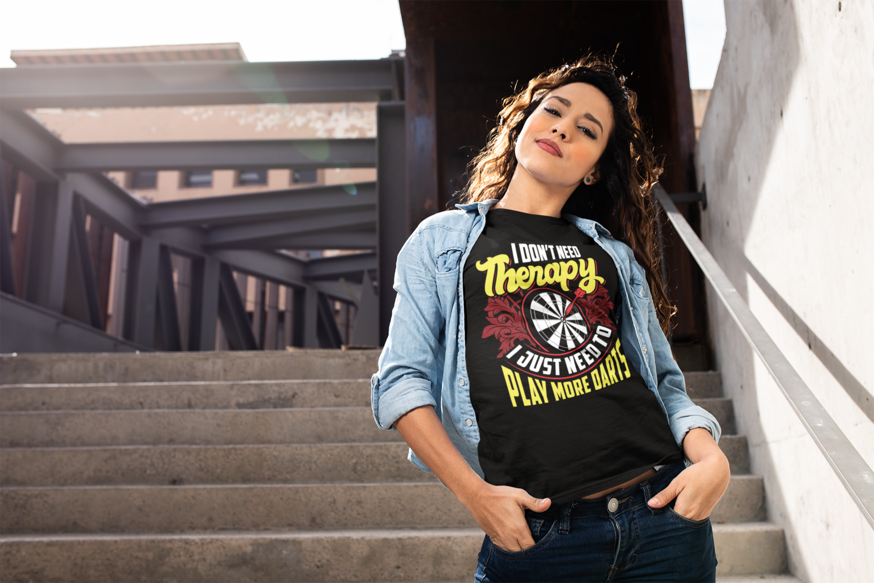 I Don't Need Therapy I Just Need to Play More Darts Shirt product thumbnail image