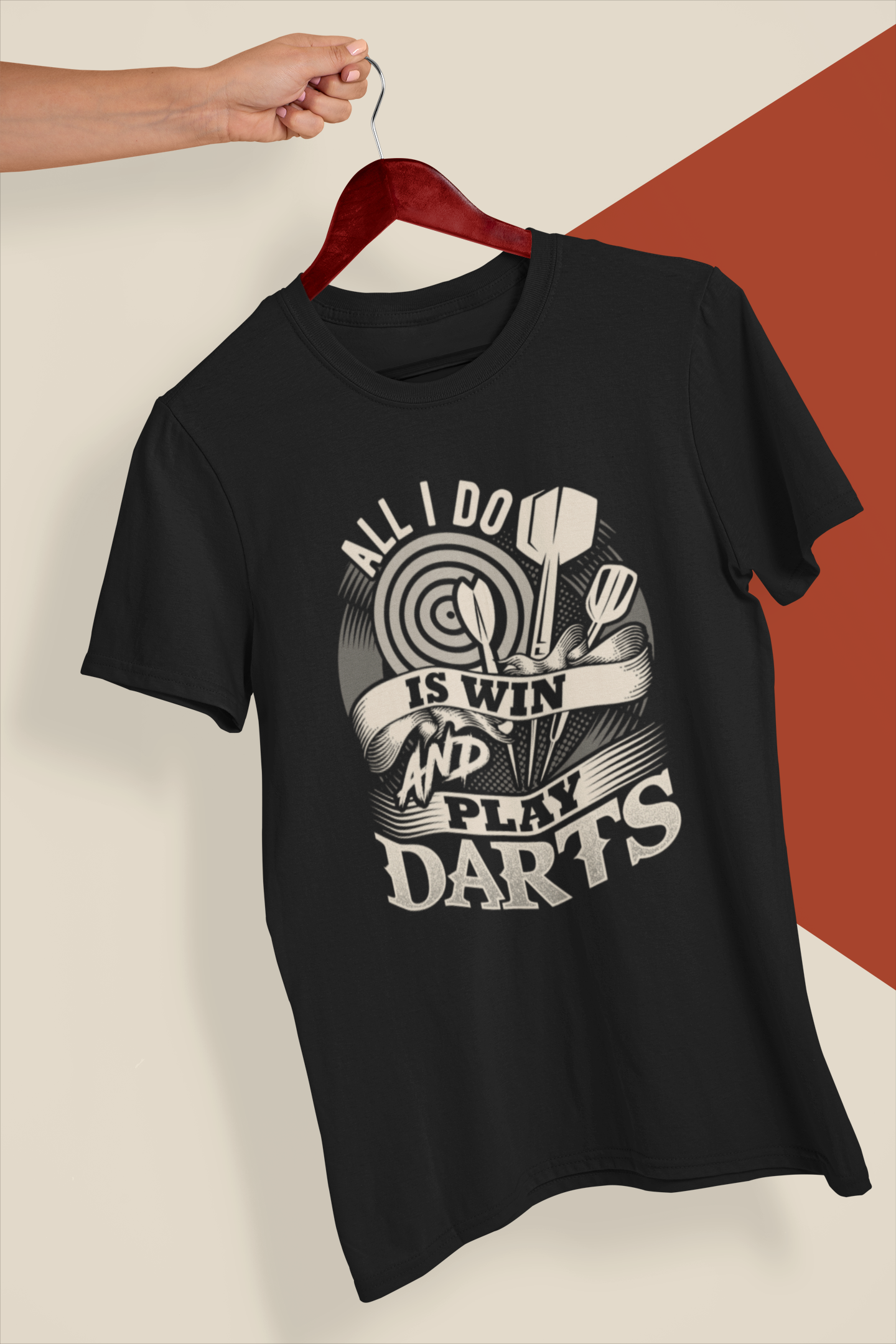 All I Do is Win and Play Darts Shirt product thumbnail image All I Do is Win and Play Darts Shirt product thumbnail image