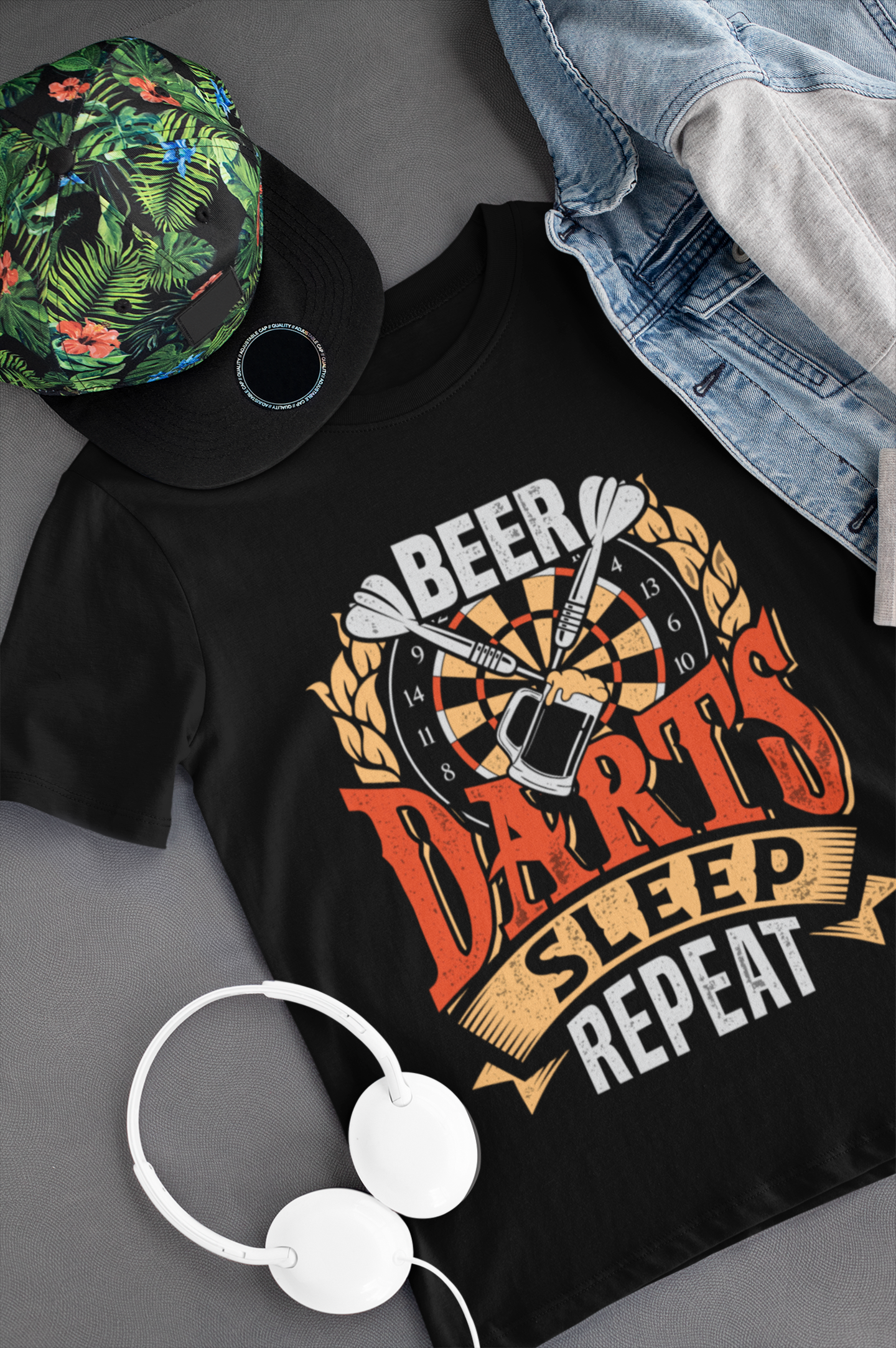 Beer Darts Sleep Repeat Shirt product thumbnail image