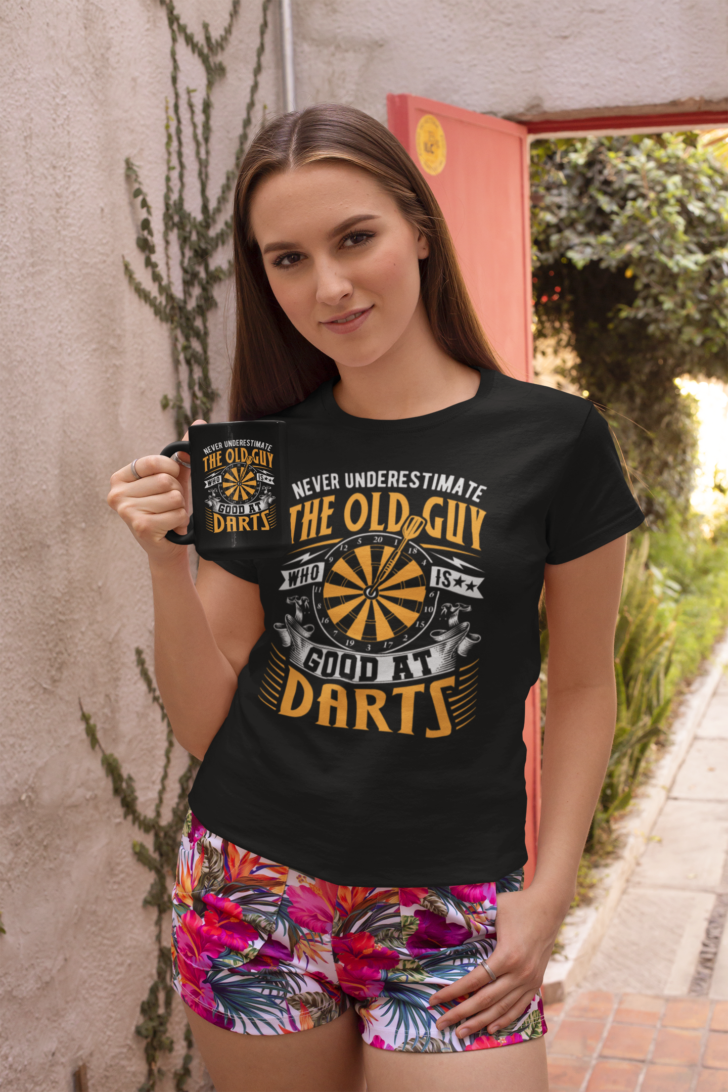 Never Underestimate the Old Guy Who is Good at Darts Shirt product thumbnail image Never Underestimate the Old Guy Who is Good at Darts Shirt product thumbnail image