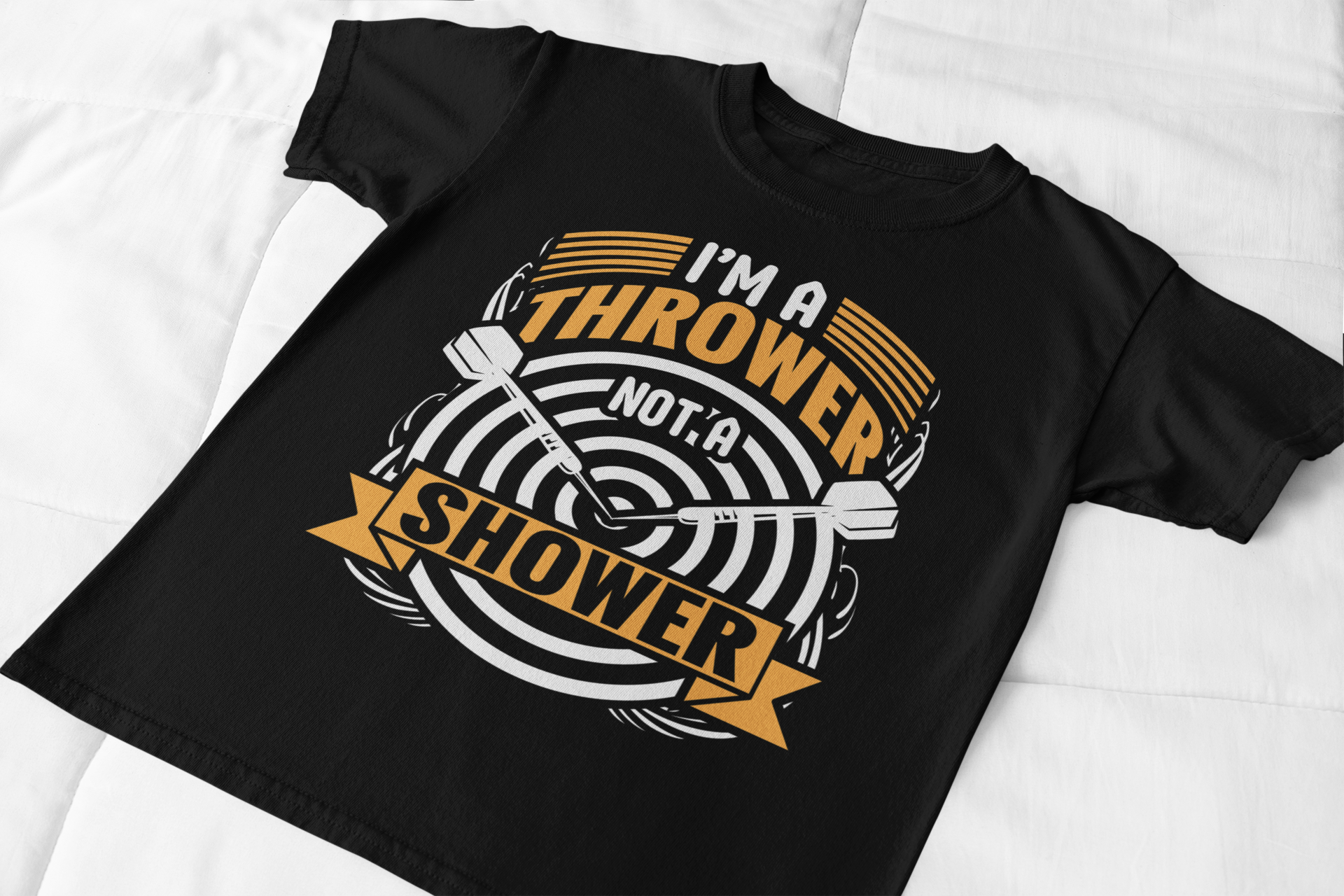 I'm a Thrower Not a Shower Shirt product thumbnail image I'm a Thrower Not a Shower Shirt product thumbnail image