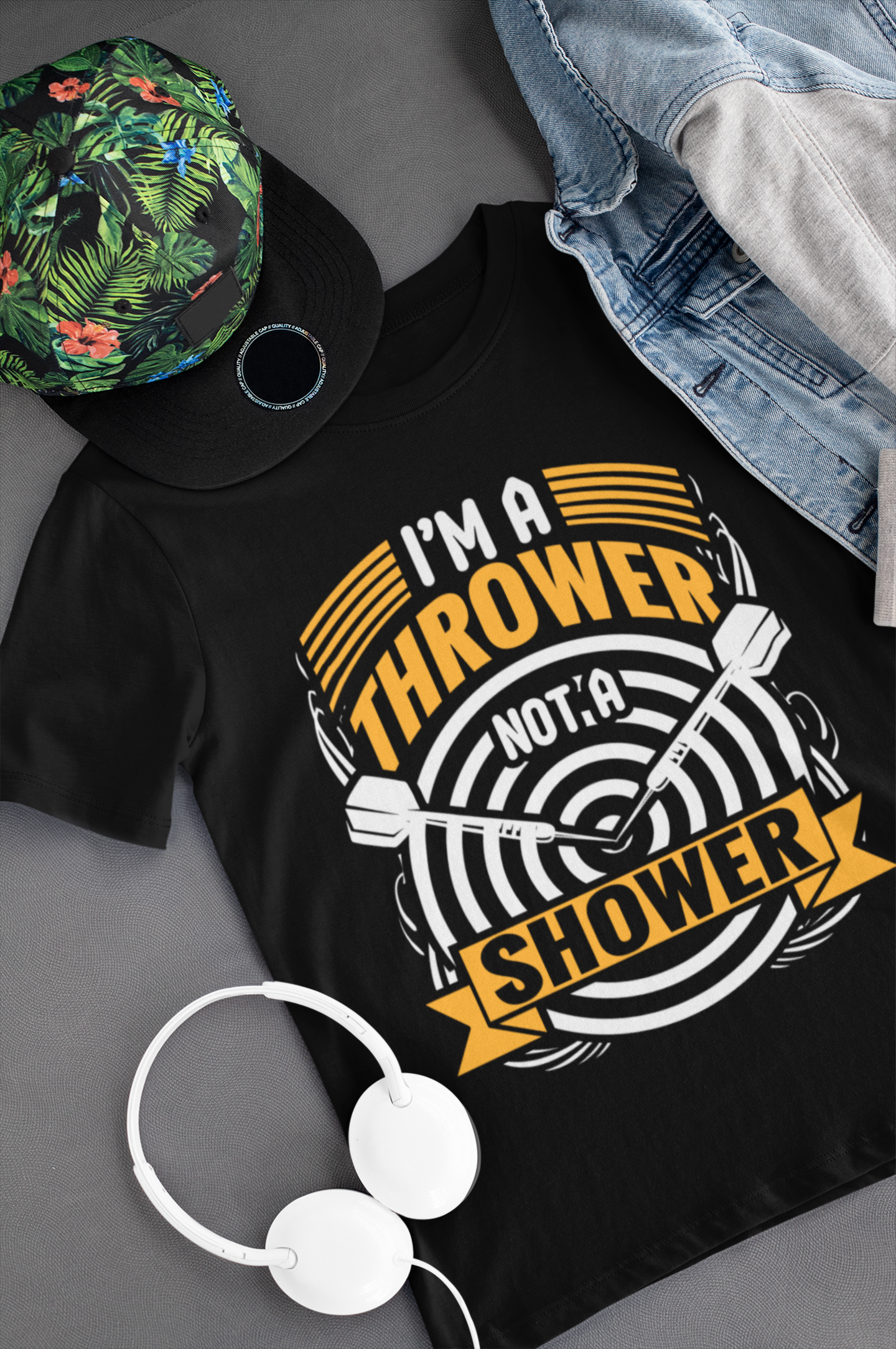 I'm a Thrower Not a Shower Shirt product thumbnail image I'm a Thrower Not a Shower Shirt product thumbnail image