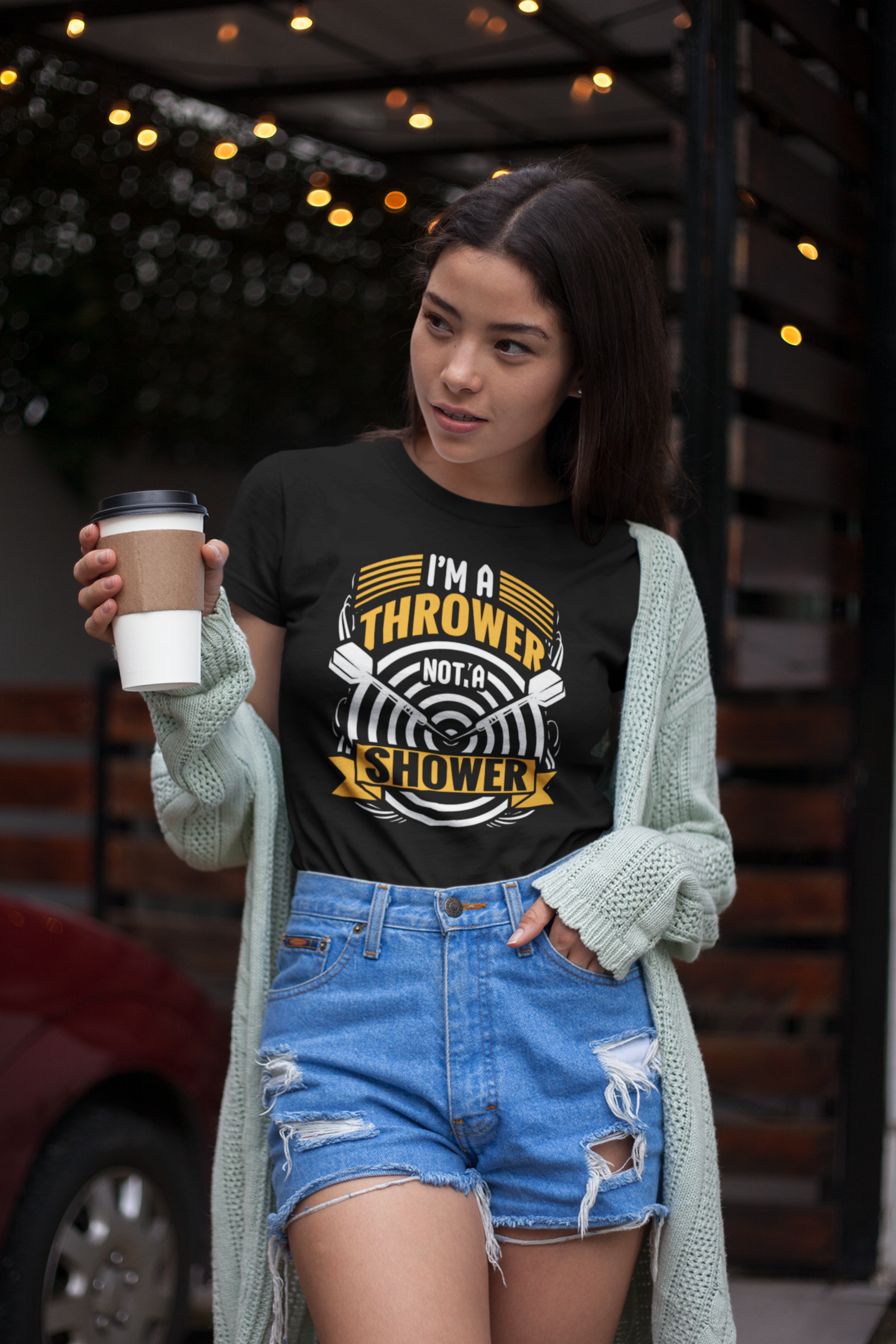 I'm a Thrower Not a Shower Shirt product thumbnail image