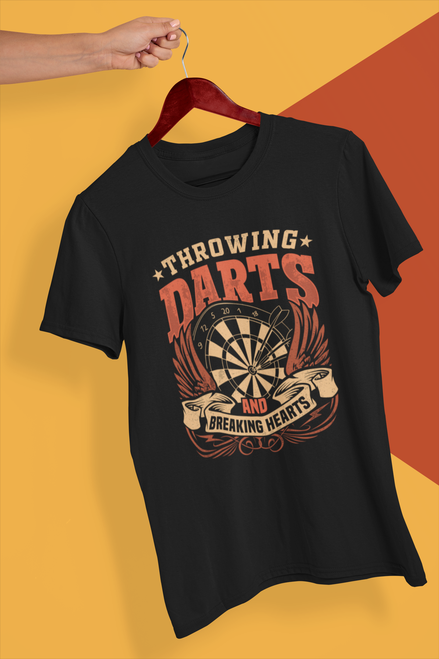 Throwing Darts and Breaking Hearts Shirt product thumbnail image