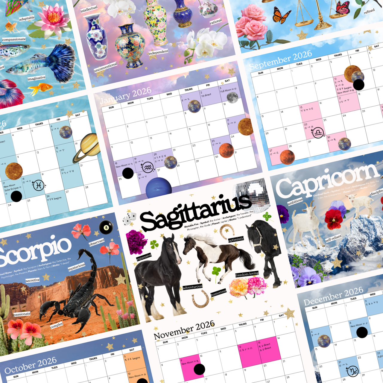 2026 Astrology Calendar product thumbnail image