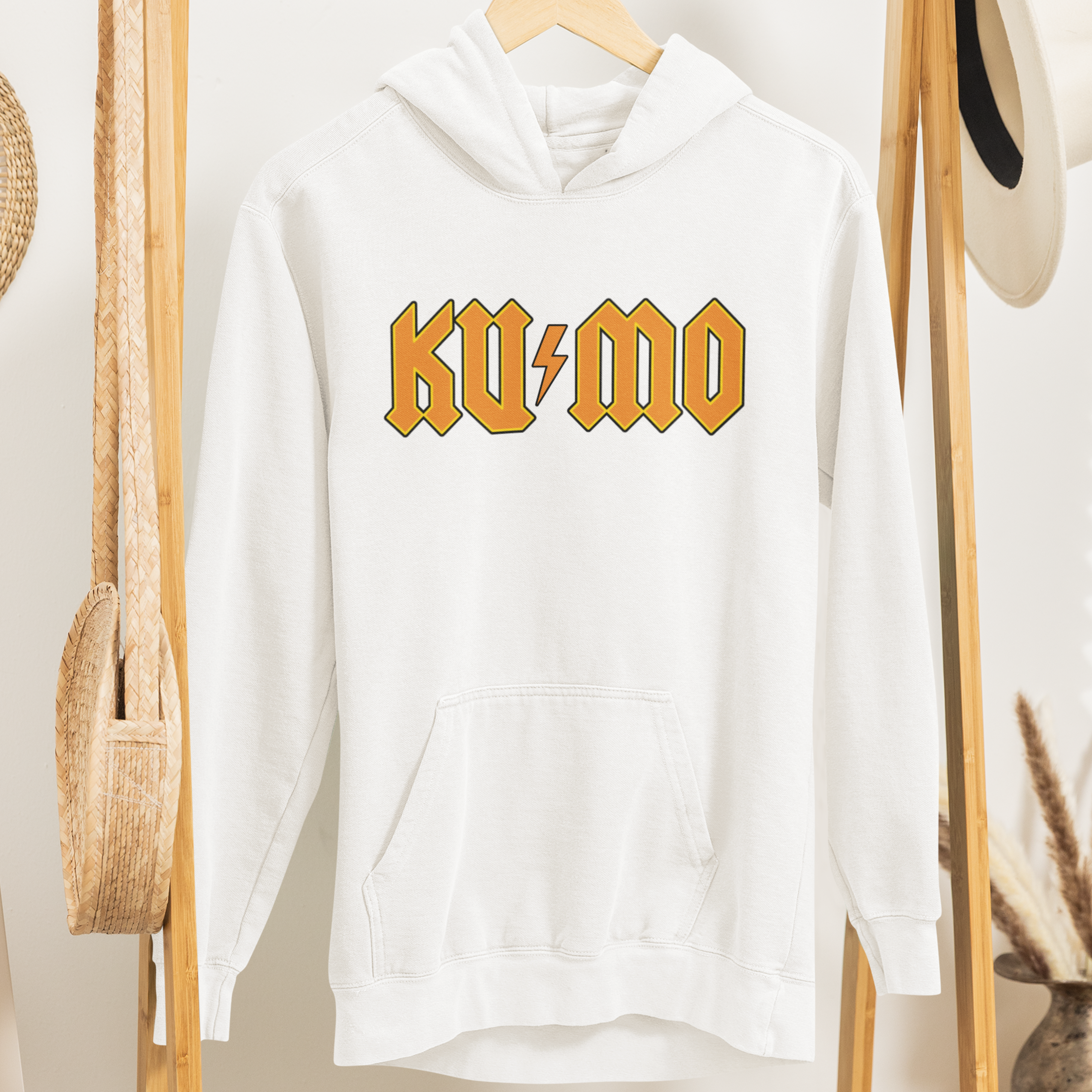 KU/MO Retro Rock logo Hooded Sweatshirt (Comfort Colors) product thumbnail image KU/MO Retro Rock logo Hooded Sweatshirt (Comfort Colors) product thumbnail image
