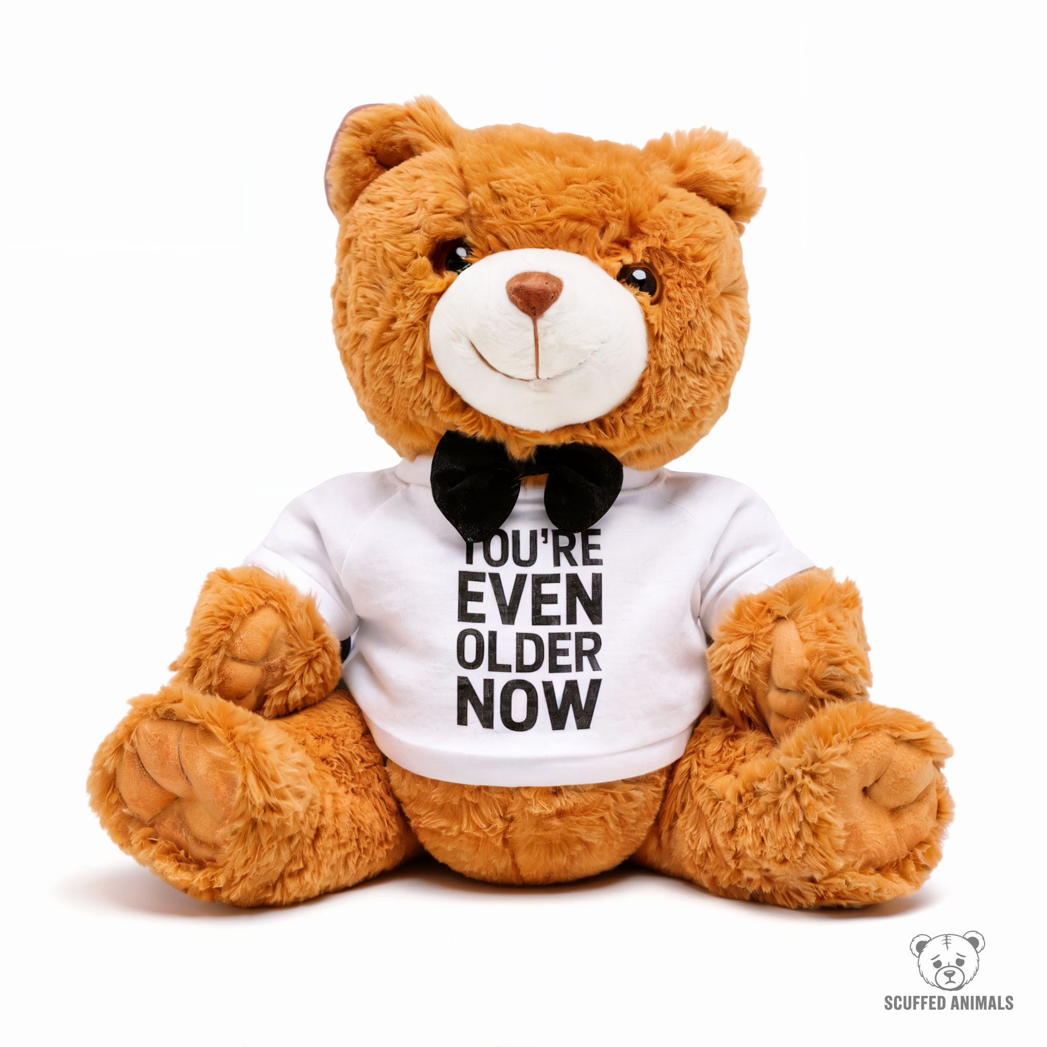 Scuffed Animal 'You're Even Older Now' Birthday Teddy Bear product thumbnail image