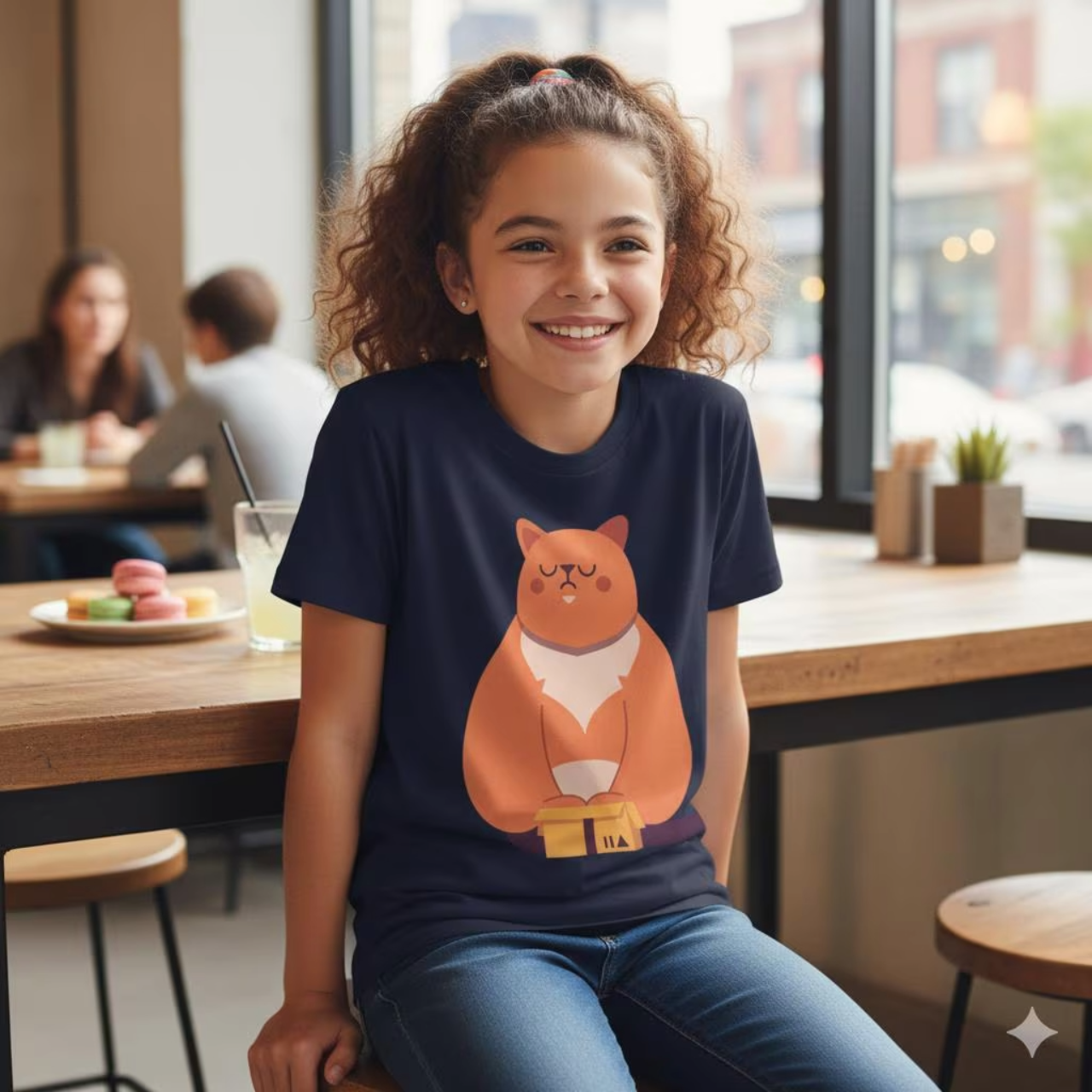 Adorable Cat Youth Tee