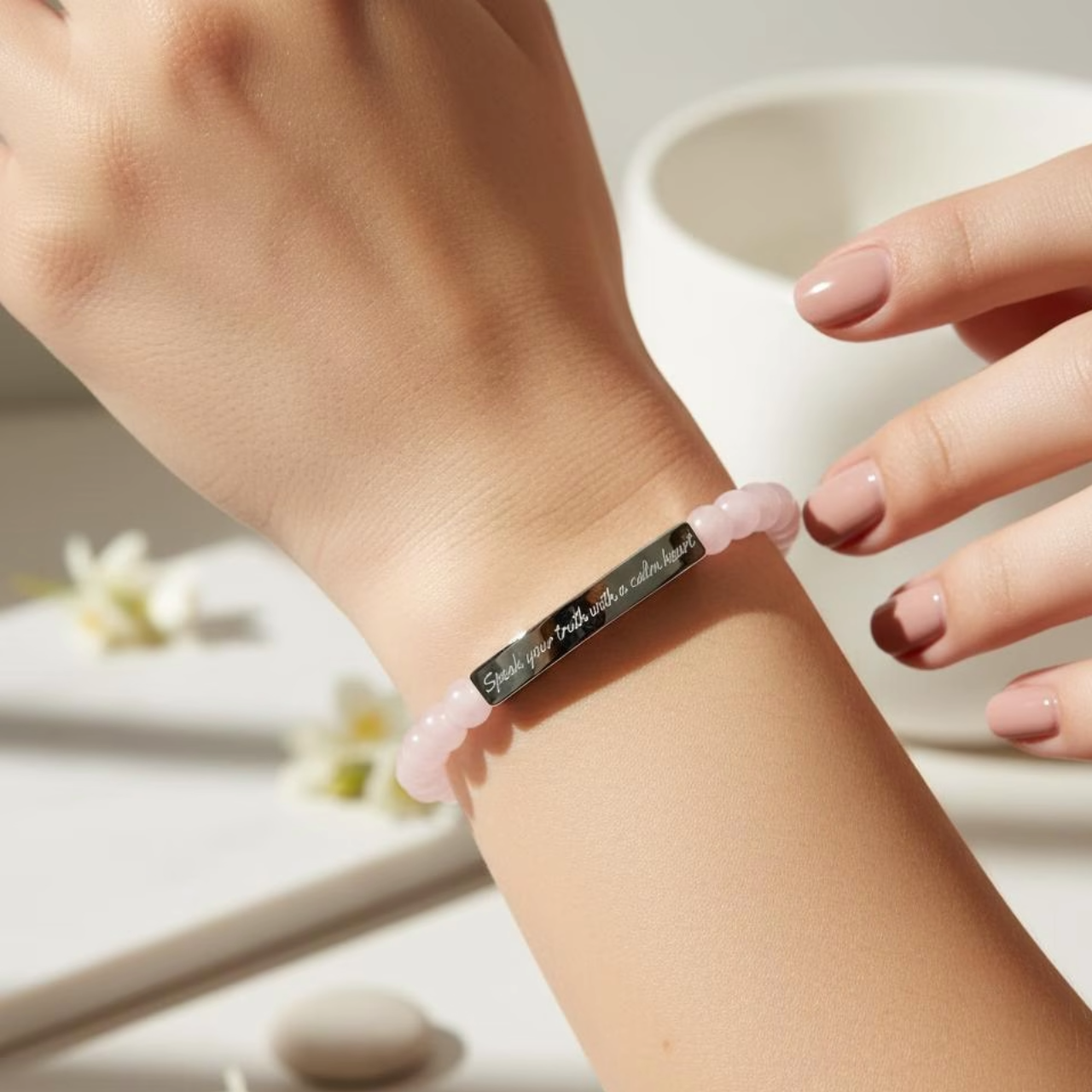 Natural Stone Stretch Bracelet product thumbnail image