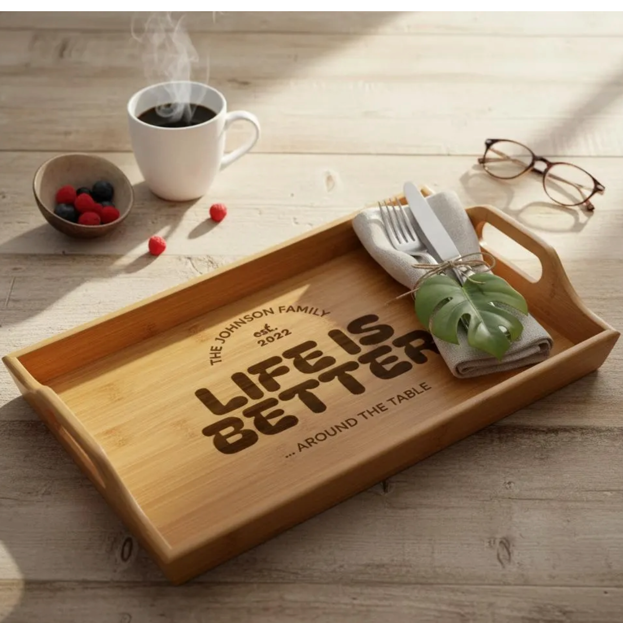 Engraved Serving Tray Engraved Serving Tray