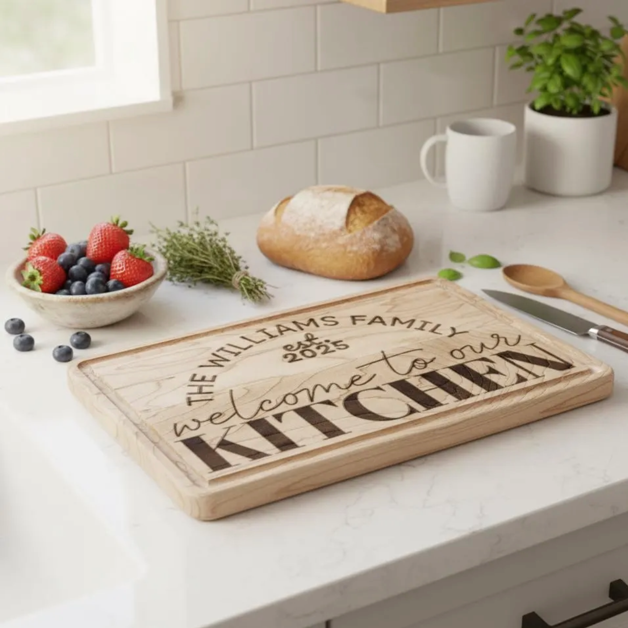 Engraved Cutting Board product thumbnail image Engraved Cutting Board product thumbnail image