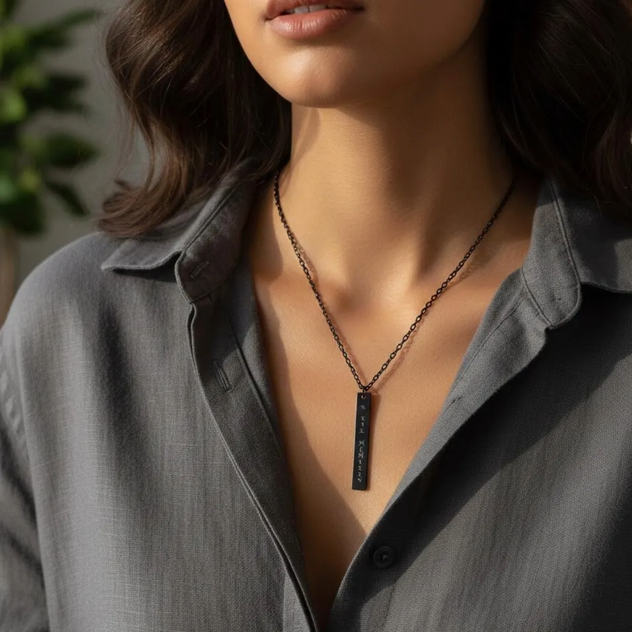 Personalized Bar Necklace Personalized Bar Necklace