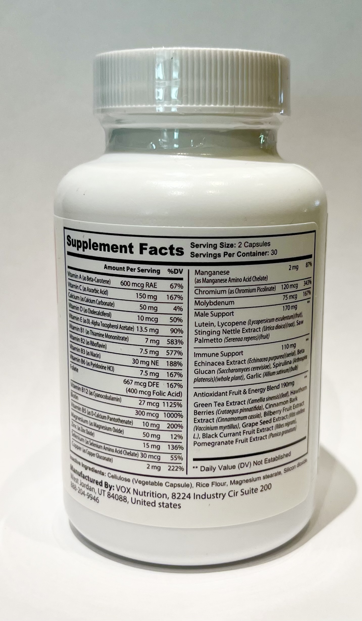 Multivitamin for Men Supplement (60 Capsules) Hello My Name Is Personalized product thumbnail image Multivitamin for Men Supplement (60 Capsules) Hello My Name Is Personalized product thumbnail image