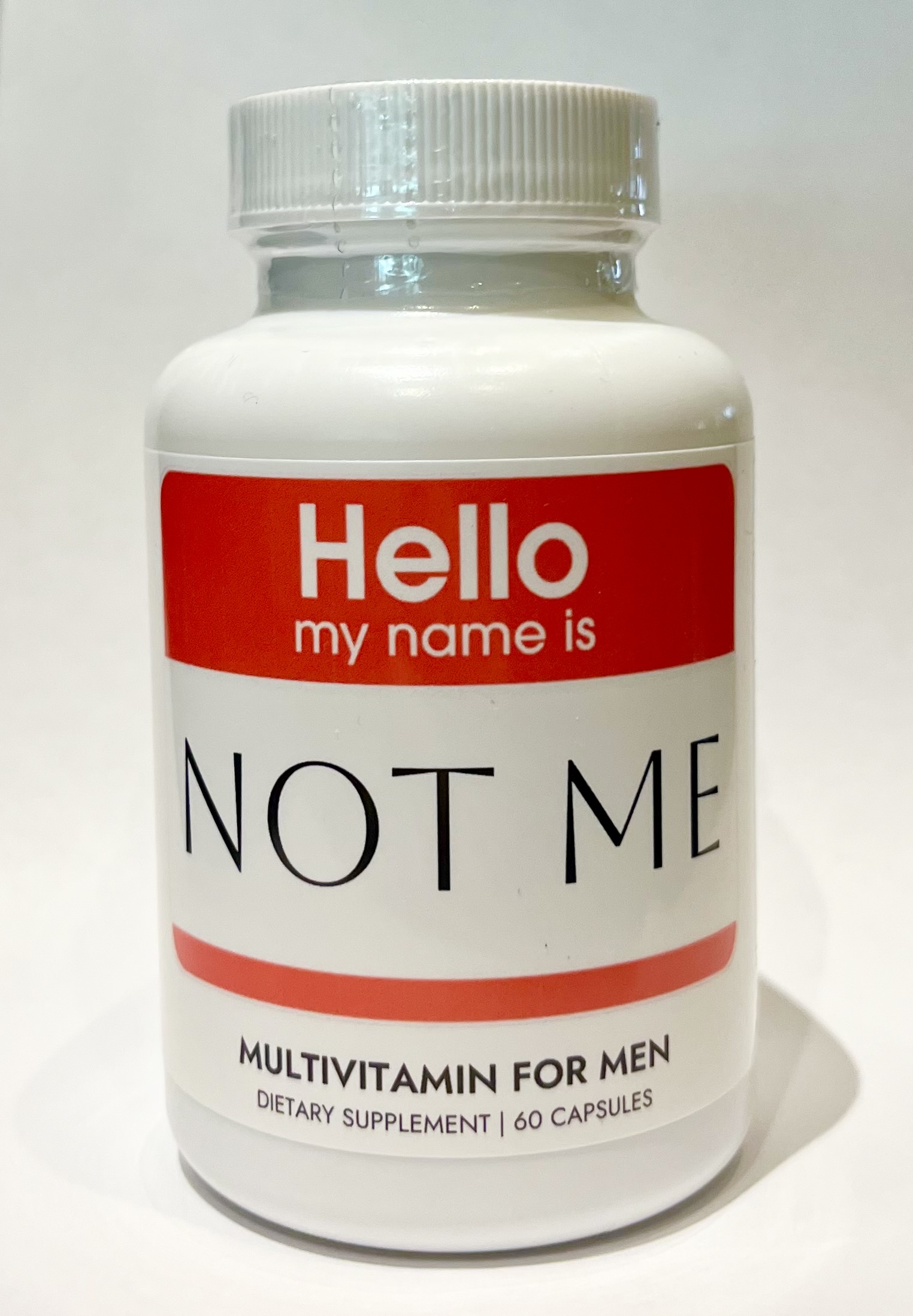 Multivitamin for Men Supplement (60 Capsules) Hello My Name Is Personalized product thumbnail image Multivitamin for Men Supplement (60 Capsules) Hello My Name Is Personalized product thumbnail image