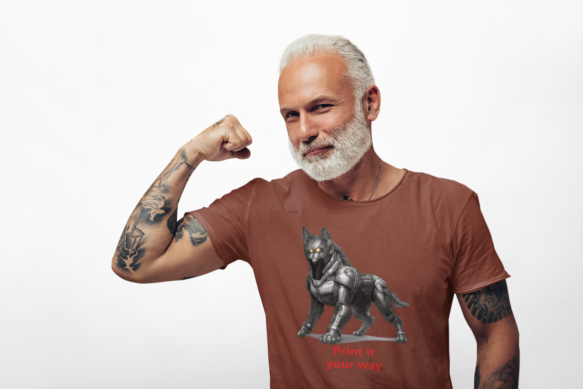 Cyber SHEP T‑Shirt — Robotic Shep Graphic Tee (Print It Your Way) Techie Geek Merch product thumbnail image Cyber SHEP T‑Shirt — Robotic Shep Graphic Tee (Print It Your Way) Techie Geek Merch product thumbnail image