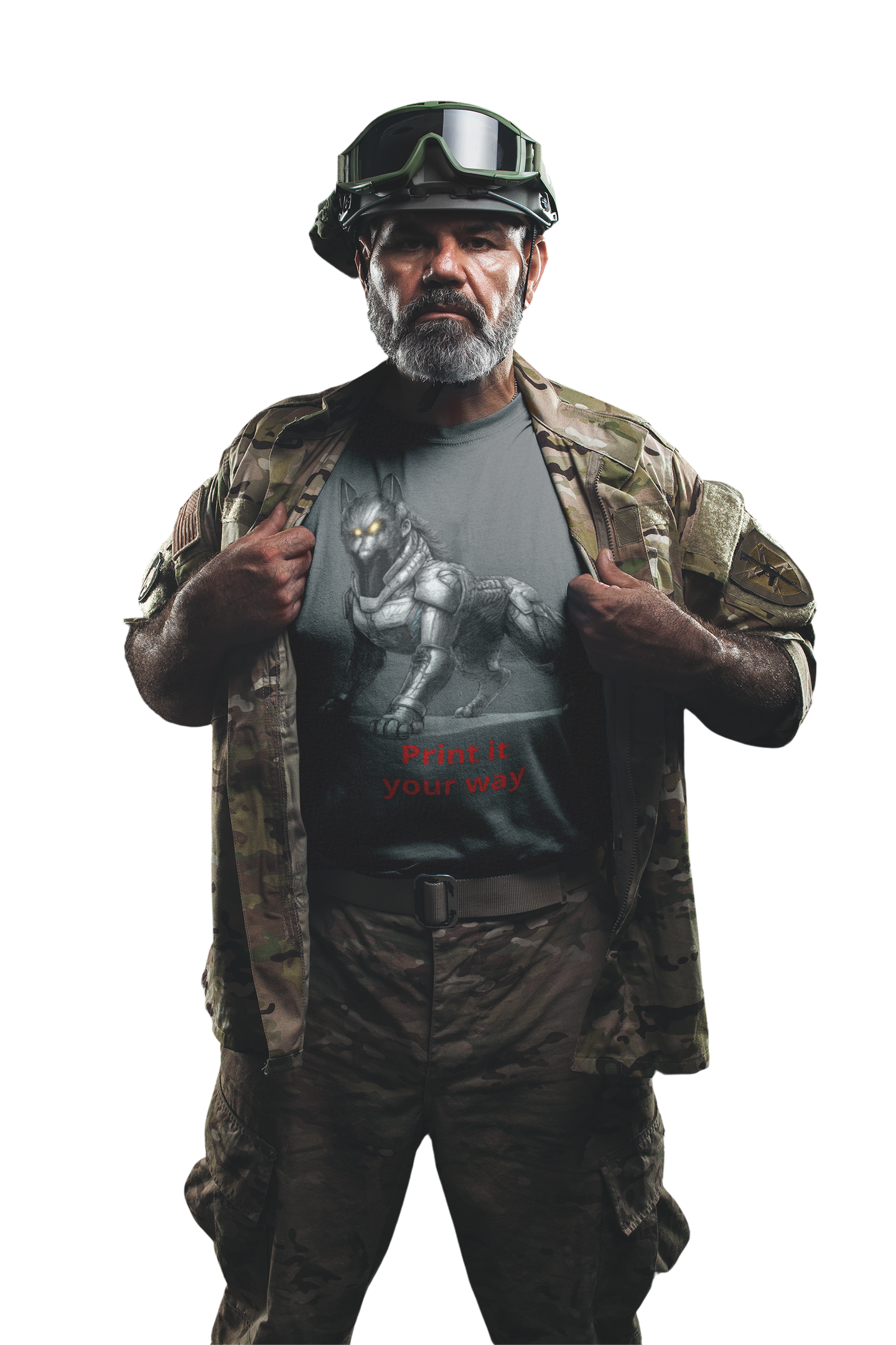 Cyber SHEP T‑Shirt   — Robotic Shep Graphic Tee (Print It Your Way) Techie Geek Merch product thumbnail image