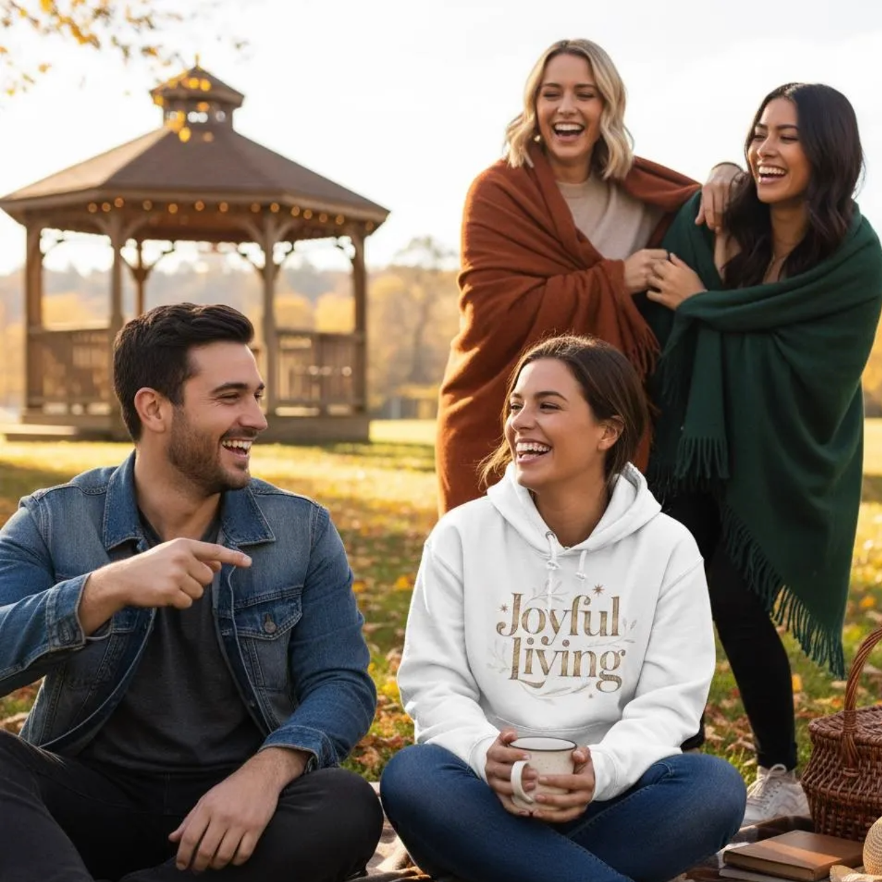 Joyful Living Hoodie product thumbnail image