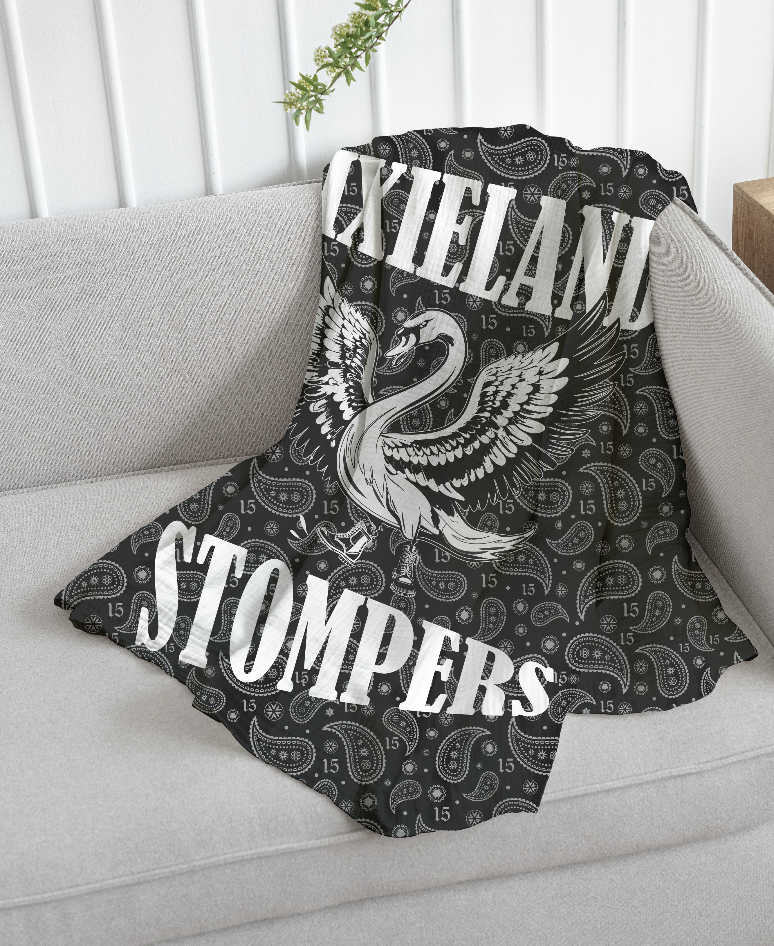 Sherpa Fleece Dixieland Stompers Blanket product thumbnail image Sherpa Fleece Dixieland Stompers Blanket product thumbnail image