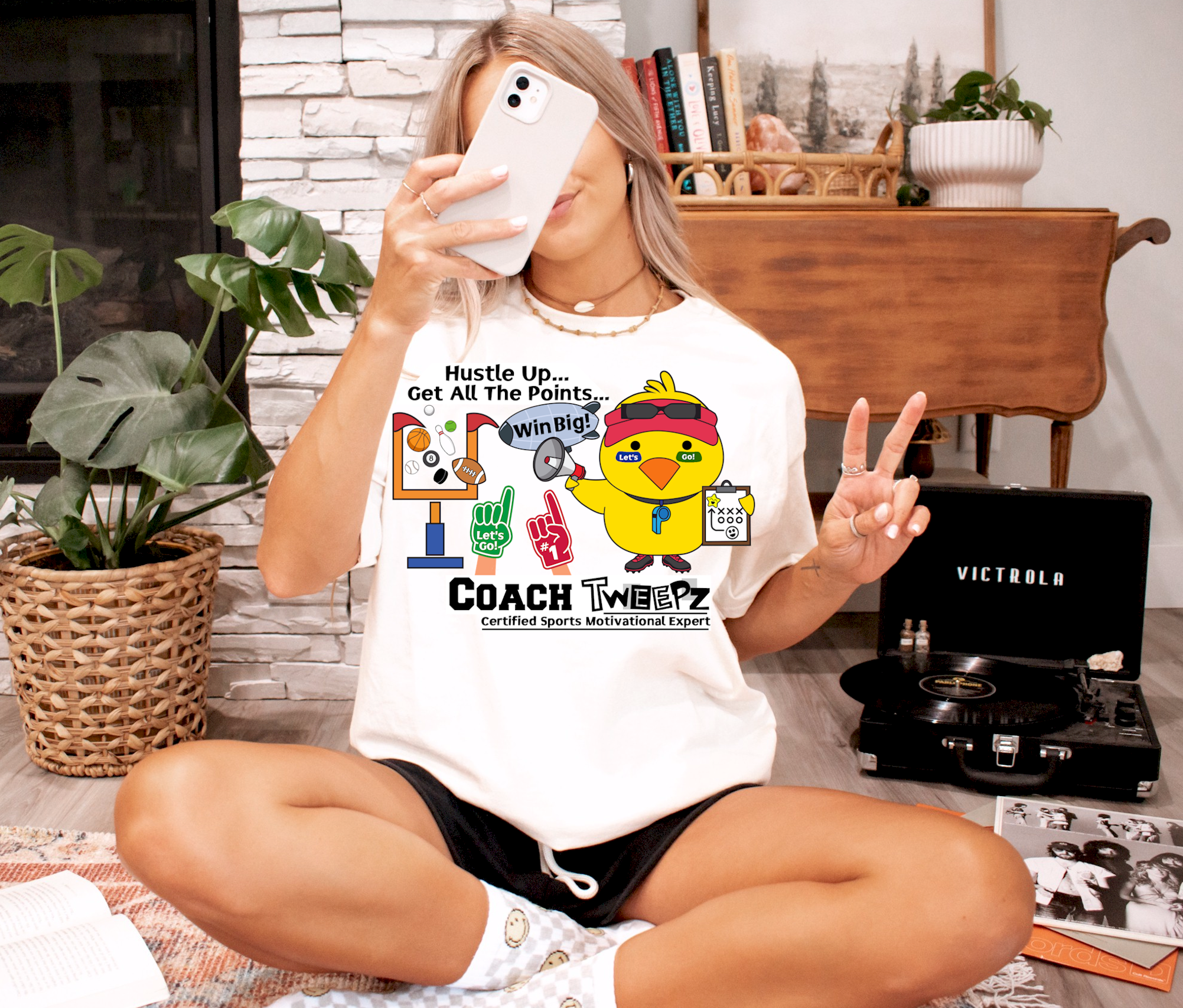 Coach Tweepz - Hustle Up! - Heavy Cotton Tee, Funny Tee Shirts, Cute Tee Shirts, Silly Tee Shirts, Cute Bird product thumbnail image Coach Tweepz - Hustle Up! - Heavy Cotton Tee, Funny Tee Shirts, Cute Tee Shirts, Silly Tee Shirts, Cute Bird product thumbnail image