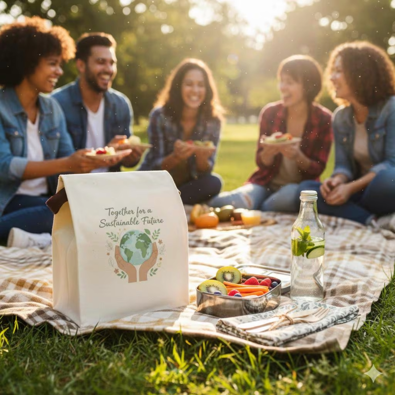 Canvas Lunch Bag Canvas Lunch Bag