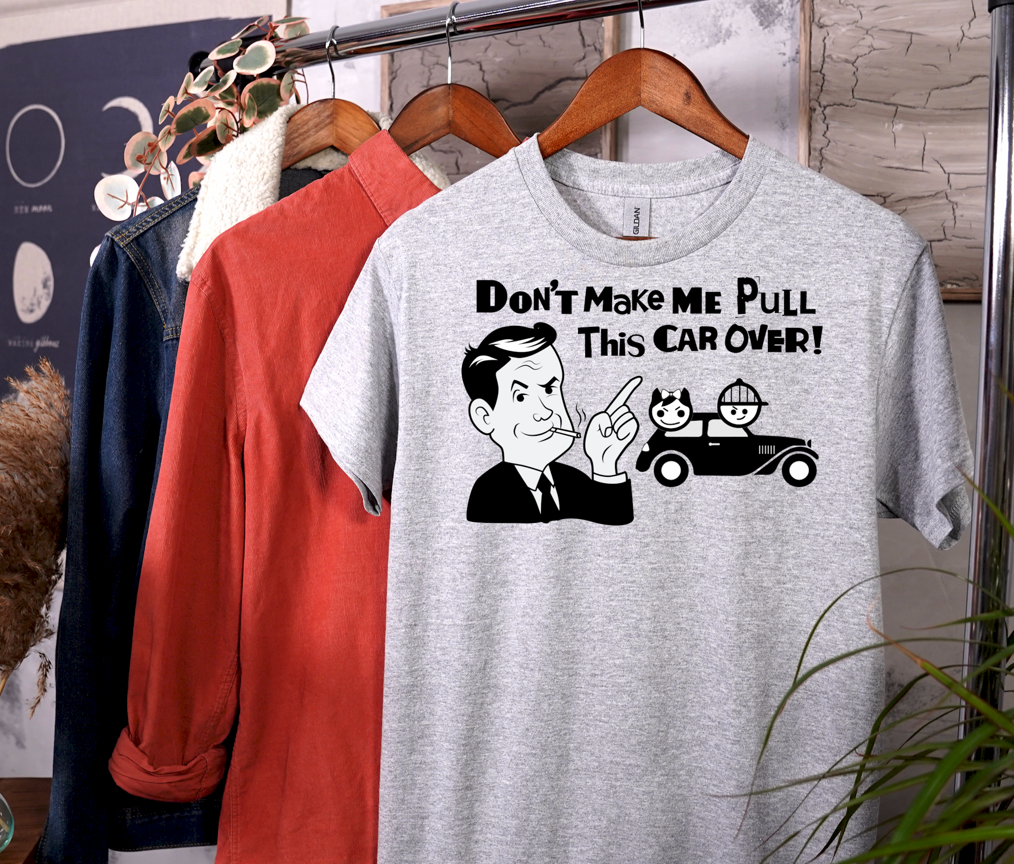 Dont Make Me Pull This Car Over ! - Heavy Cotton Tee, Funny Tee Shirts, Cute Tee Shirts, Silly Tee Shirts, Retro product thumbnail image Dont Make Me Pull This Car Over ! - Heavy Cotton Tee, Funny Tee Shirts, Cute Tee Shirts, Silly Tee Shirts, Retro product thumbnail image
