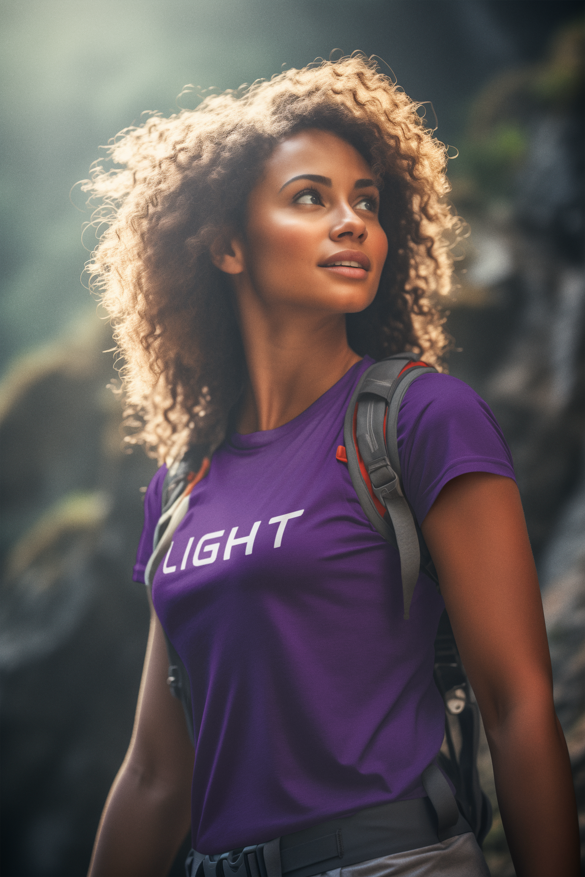 Light Women's Tee — Minimalist Positive Graphic Shirt product thumbnail image
