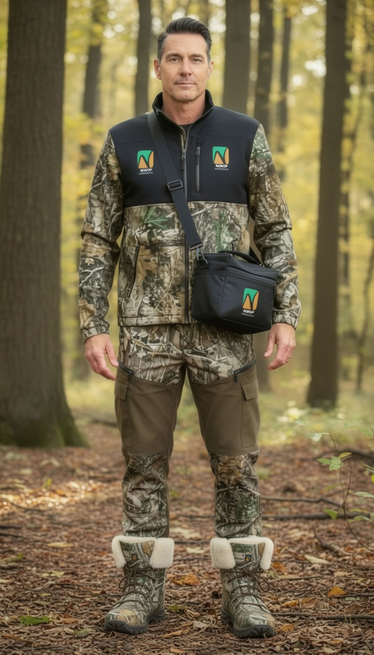 Realtree Atlas Nokop Embroidered Soft Shell Jacket Windbreaker