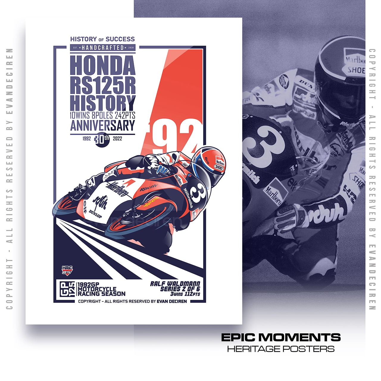 Ralf Waldmann 1992 | Honda RS125R History