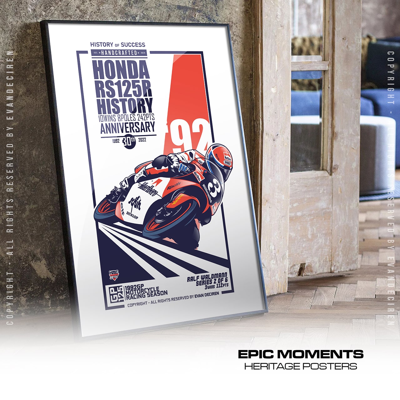 Ralf Waldmann 1992 | Honda RS125R History product thumbnail image Ralf Waldmann 1992 | Honda RS125R History product thumbnail image