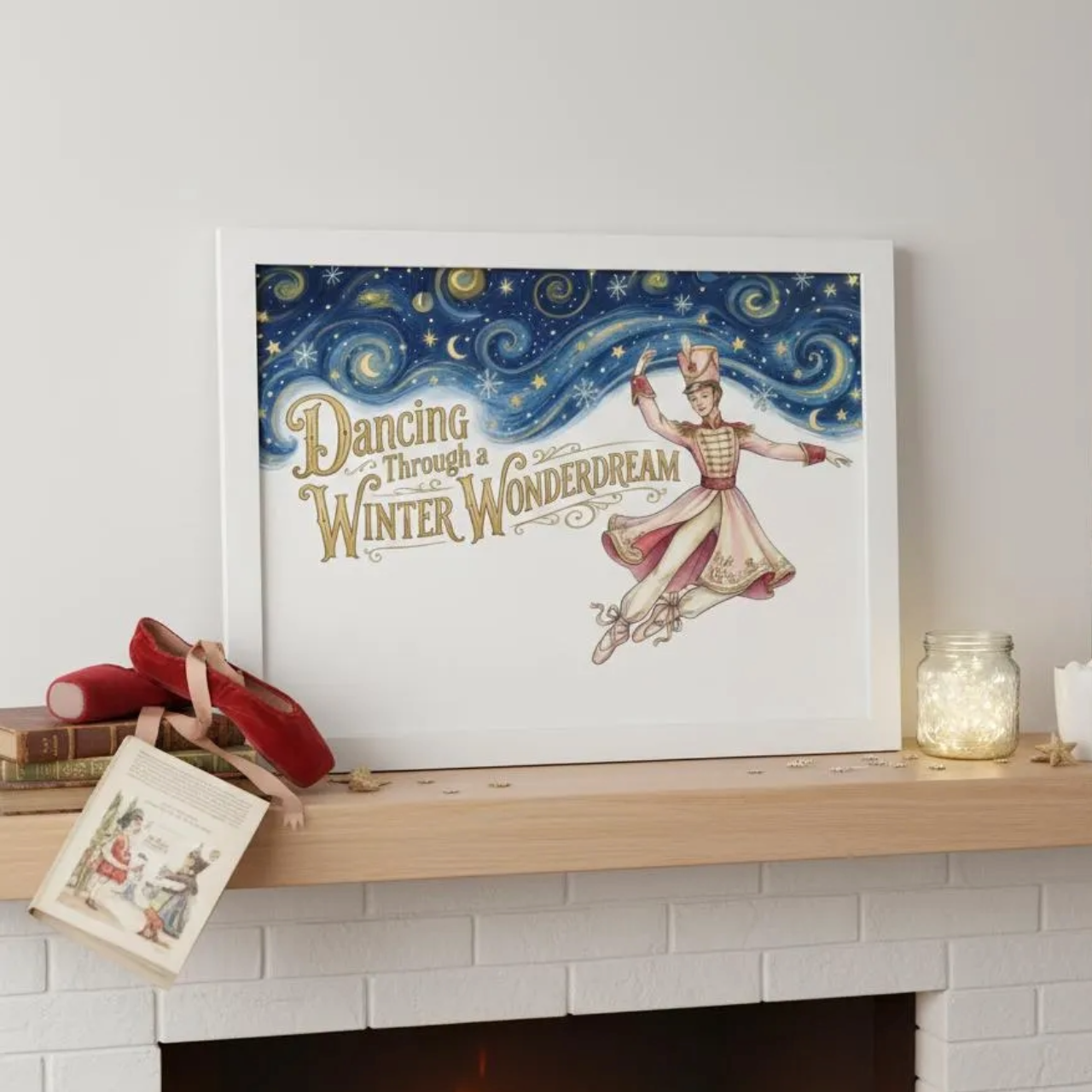 Dancing Winter Framed Poster