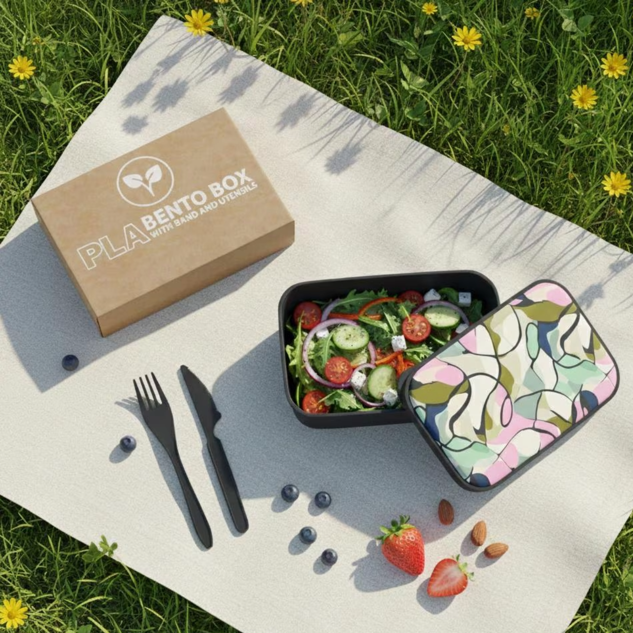 Bento Box with Utensils Bento Box with Utensils