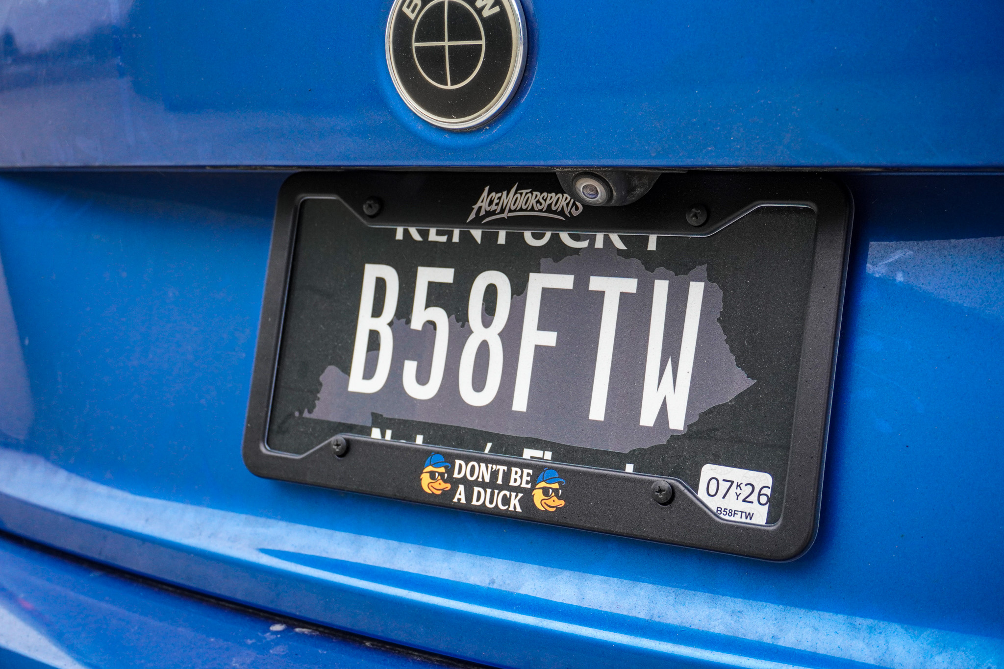 License Plate Frame — Slim Custom Car Plate Frame (Ace Motorsports Logo) product thumbnail image License Plate Frame — Slim Custom Car Plate Frame (Ace Motorsports Logo) product thumbnail image