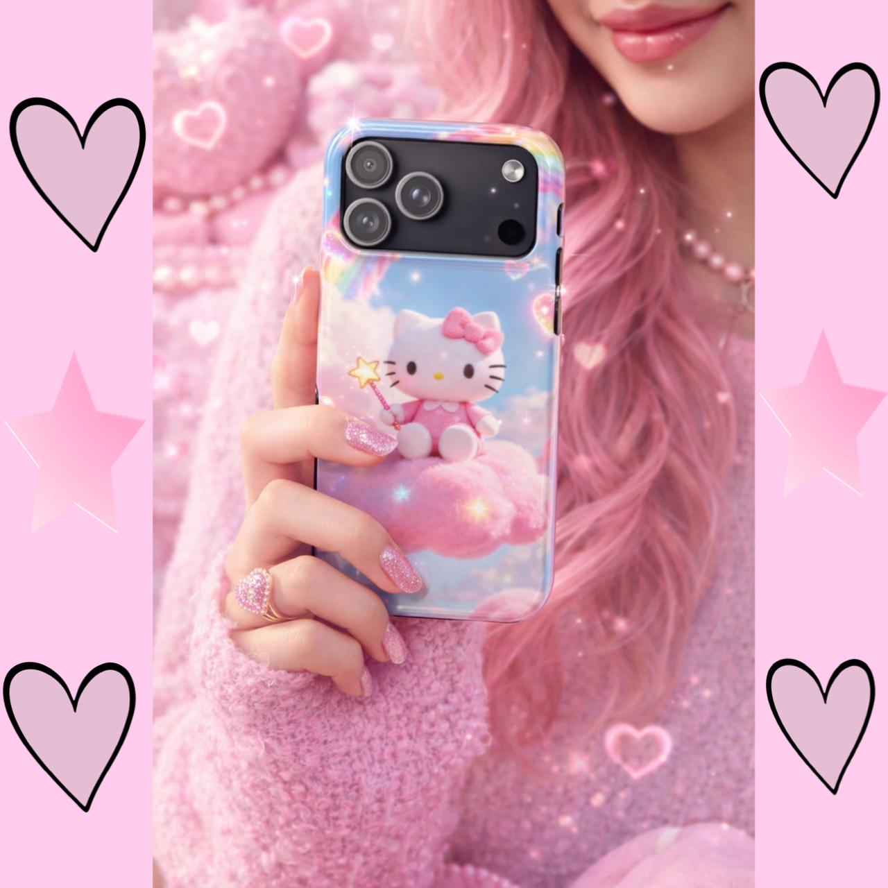 Hello Kitty dreamer tough phone case product thumbnail image Hello Kitty dreamer tough phone case product thumbnail image