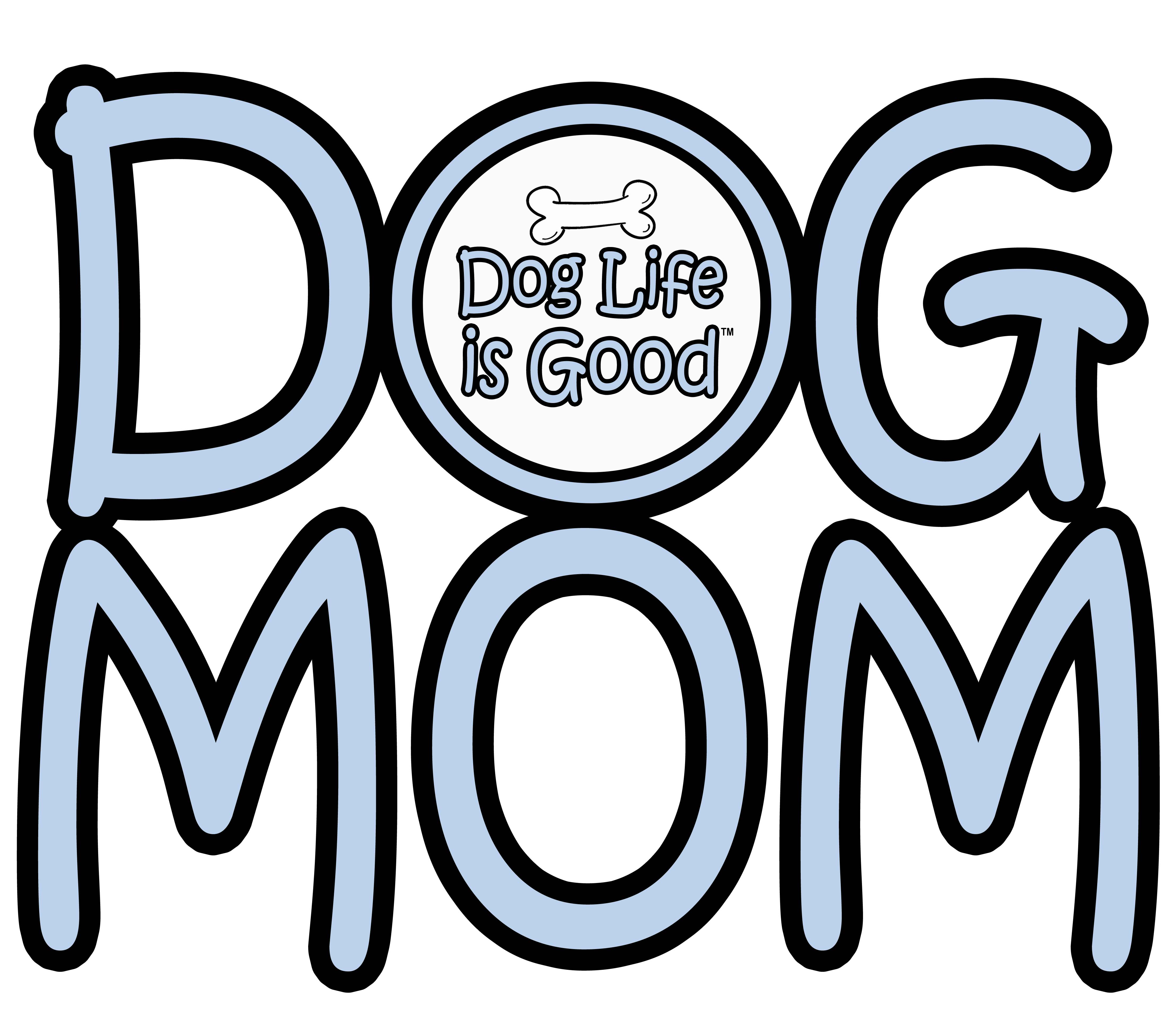 15oz Dog Mom Ceramic Mug — Cute Blue Hand-Drawn Design (this item qualifies for FREE SHIPPING) product thumbnail image