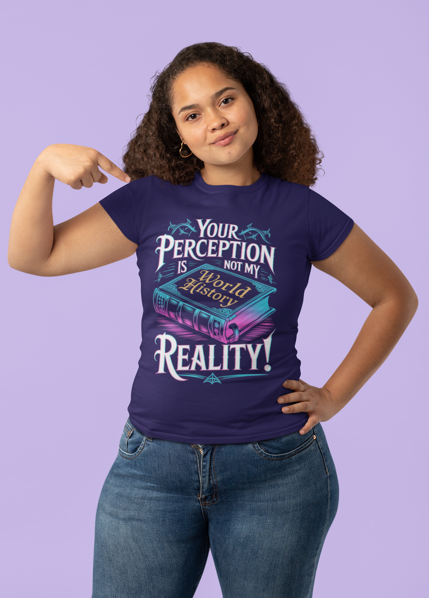 "Your Perception Is Not My Reality" Tee — Graphic Statement T-Shirt product thumbnail image "Your Perception Is Not My Reality" Tee — Graphic Statement T-Shirt product thumbnail image