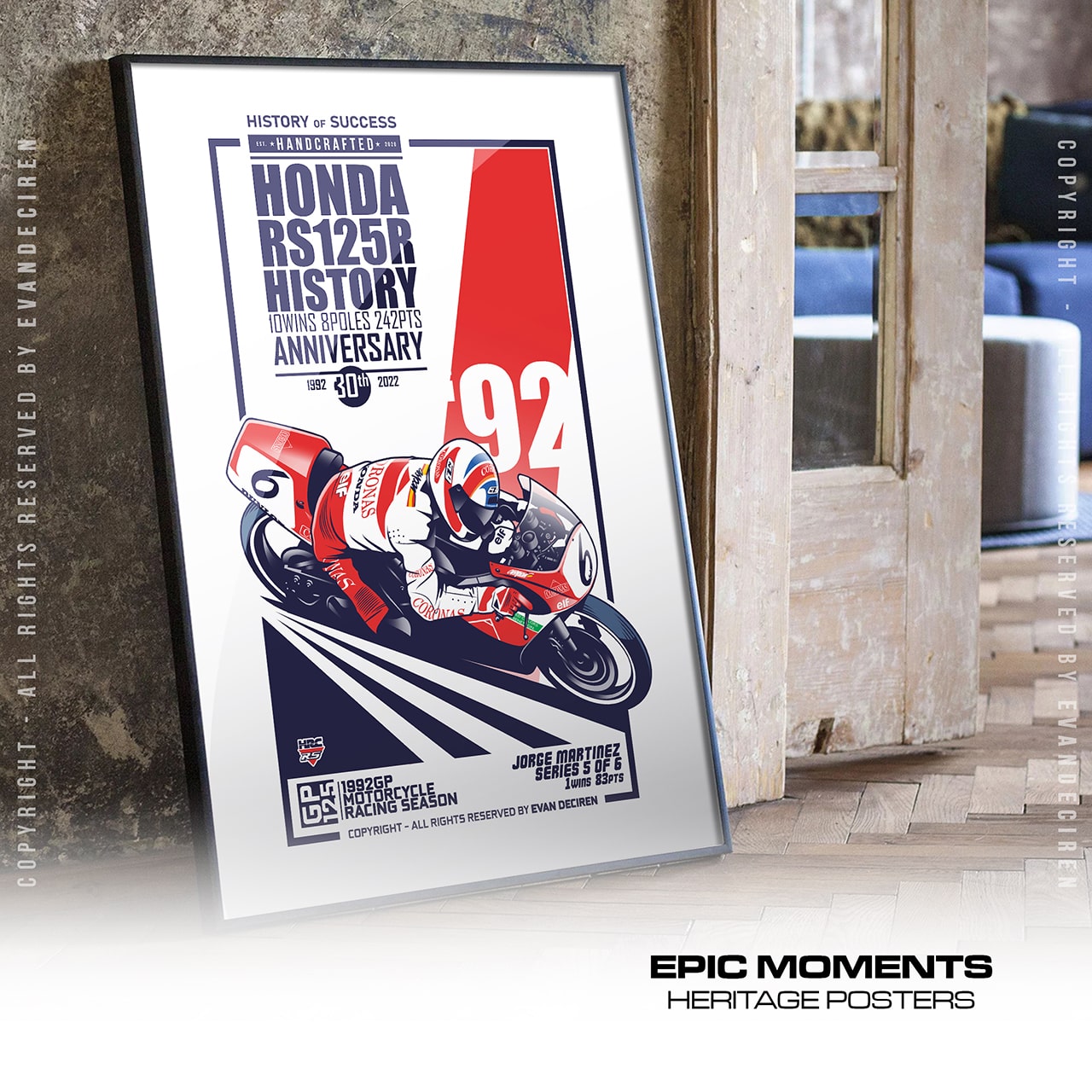 Jorge Martinez 1992 | Honda RS125R History product thumbnail image Jorge Martinez 1992 | Honda RS125R History product thumbnail image