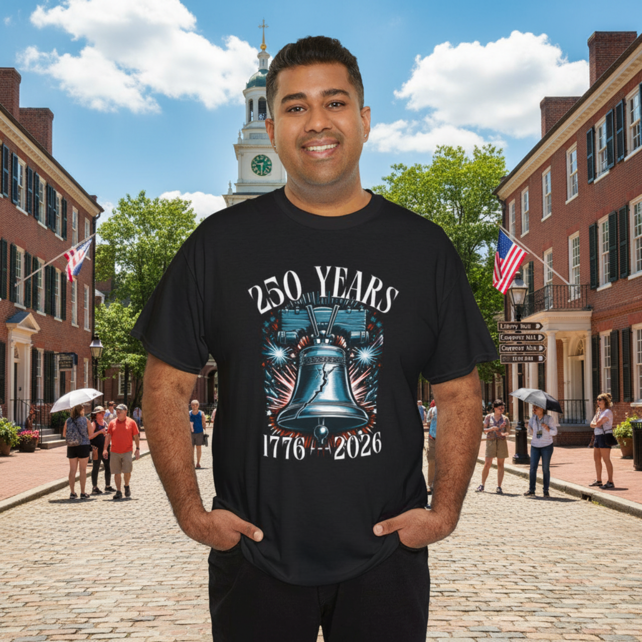 Liberty Bell Celebration 250 Year Anniversary 1776-2026 T-Shirt product thumbnail image Liberty Bell Celebration 250 Year Anniversary 1776-2026 T-Shirt product thumbnail image