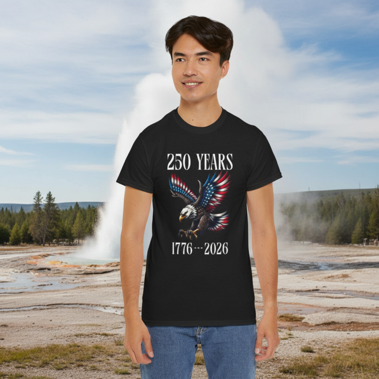 Patriotic Landing Eagle 1776–2026 Anniversary T‑Shirt
