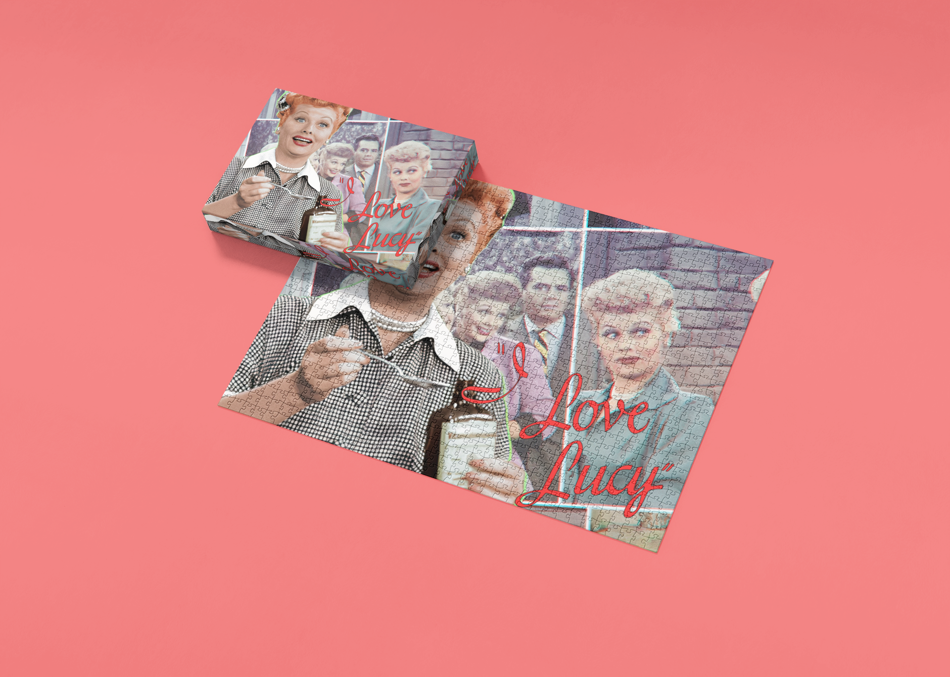 I Love Lucy Jigsaw Puzzle — Retro TV Classic (110/252/520/1014 pcs)