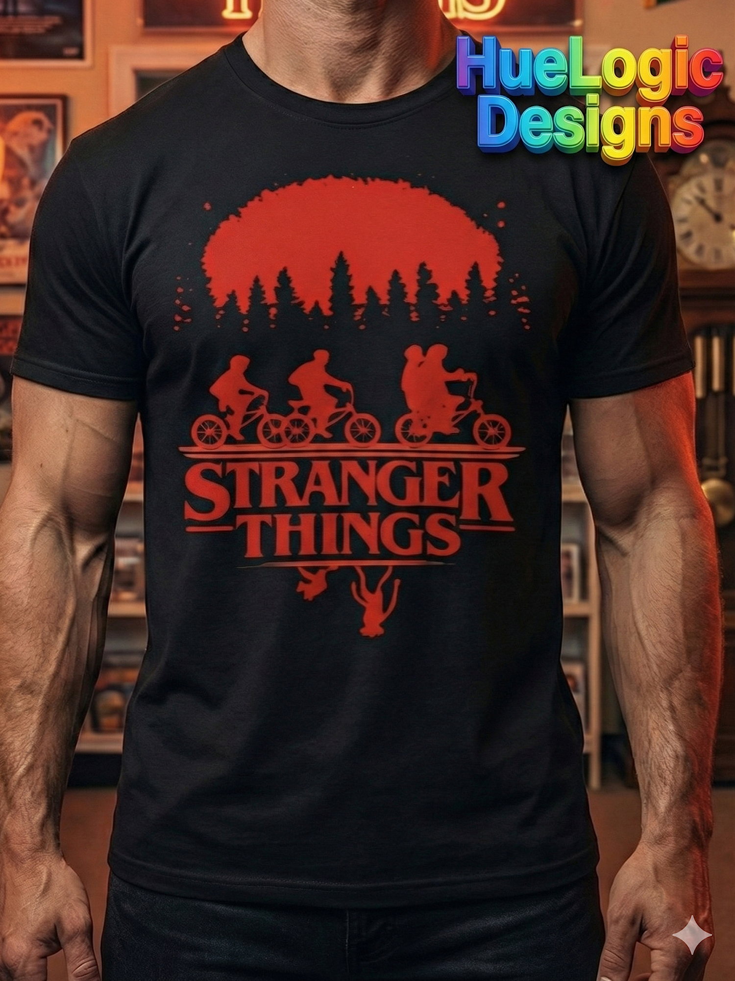 Stranger Things Shirt Season 5 Tee Horror TV Skull Bike Scene T-Shirt Retro 80s Stranger Things Shirt Season 5 Tee Horror TV Skull Bike Scene T-Shirt Retro 80s