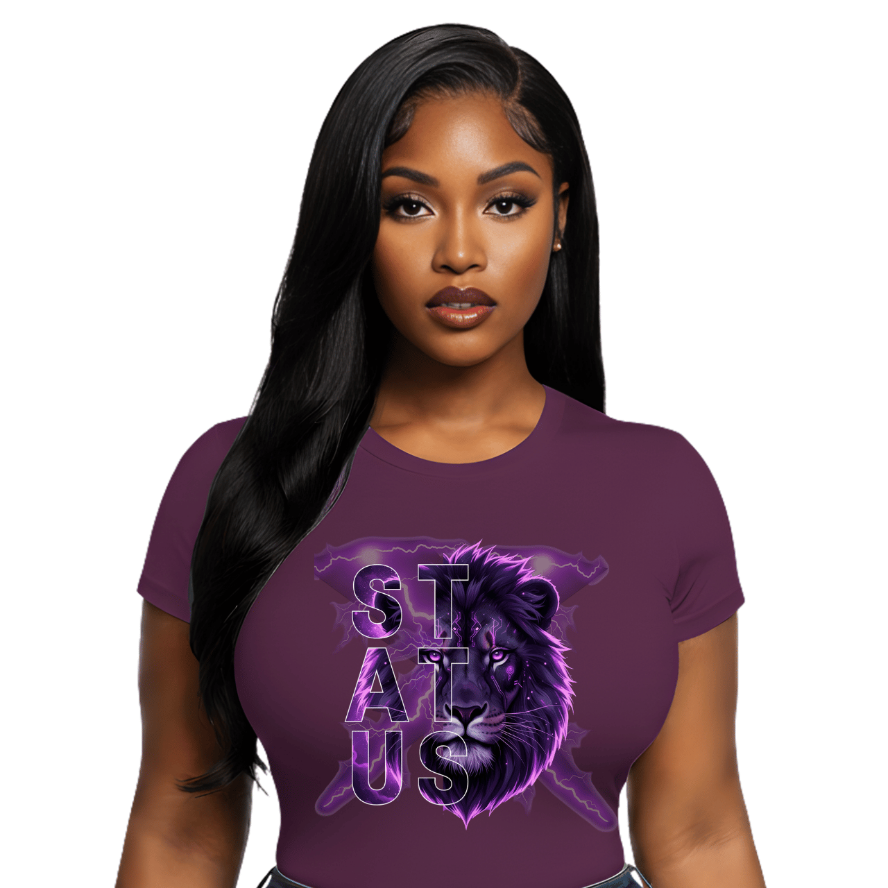 Lion Status Tee — Elevated Power | Royal Street Prestige product thumbnail image Lion Status Tee — Elevated Power | Royal Street Prestige product thumbnail image