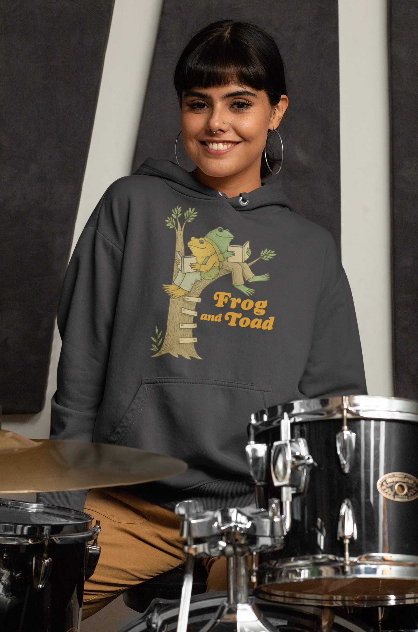 Retro 'Frog and Toad' Cozy Graphic