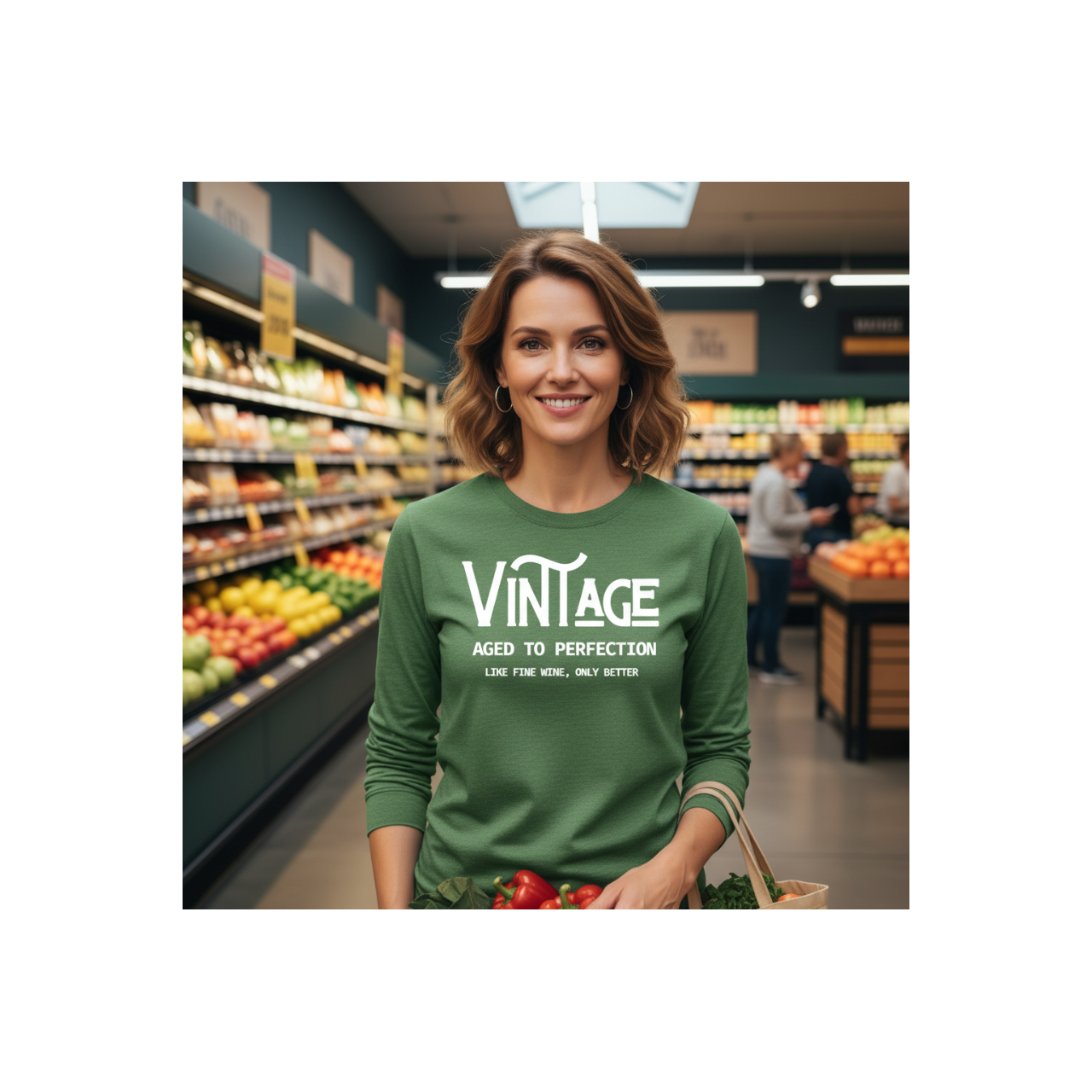 Vintage Aged to Perfection Shirt | Like Fine Wine Only Better | Personalized Long Sleeve Tee | Birthday Gift product thumbnail image Vintage Aged to Perfection Shirt | Like Fine Wine Only Better | Personalized Long Sleeve Tee | Birthday Gift product thumbnail image