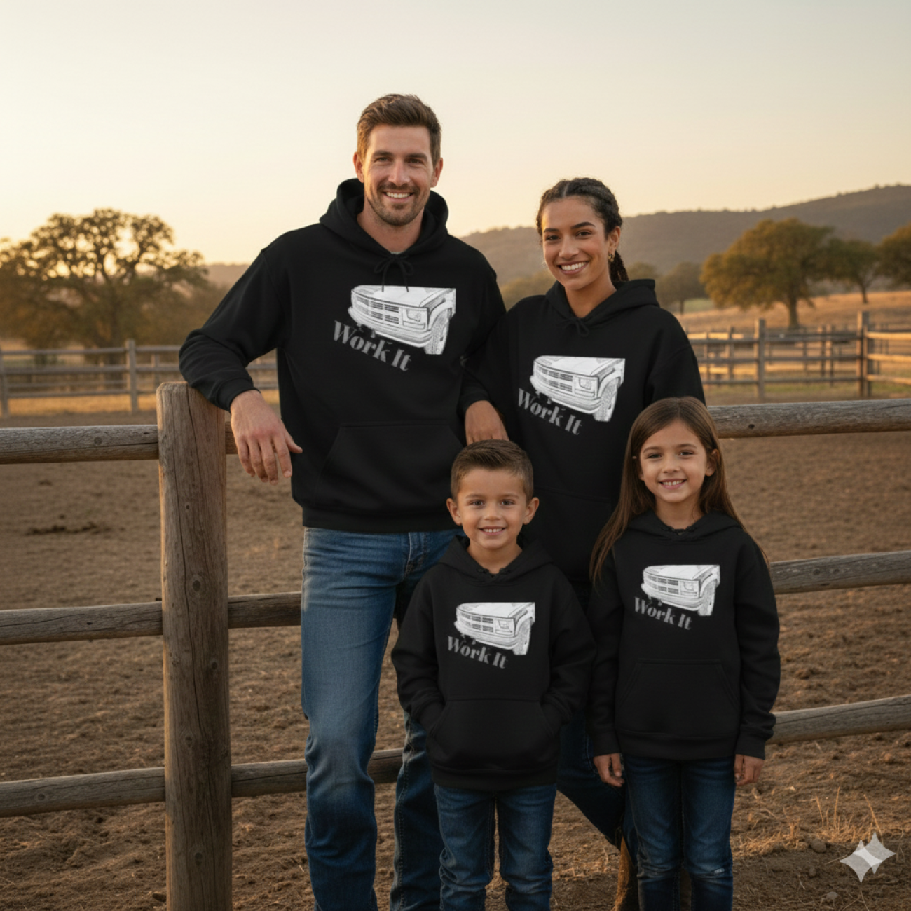 "Work It" Youth Hoodie  product thumbnail image