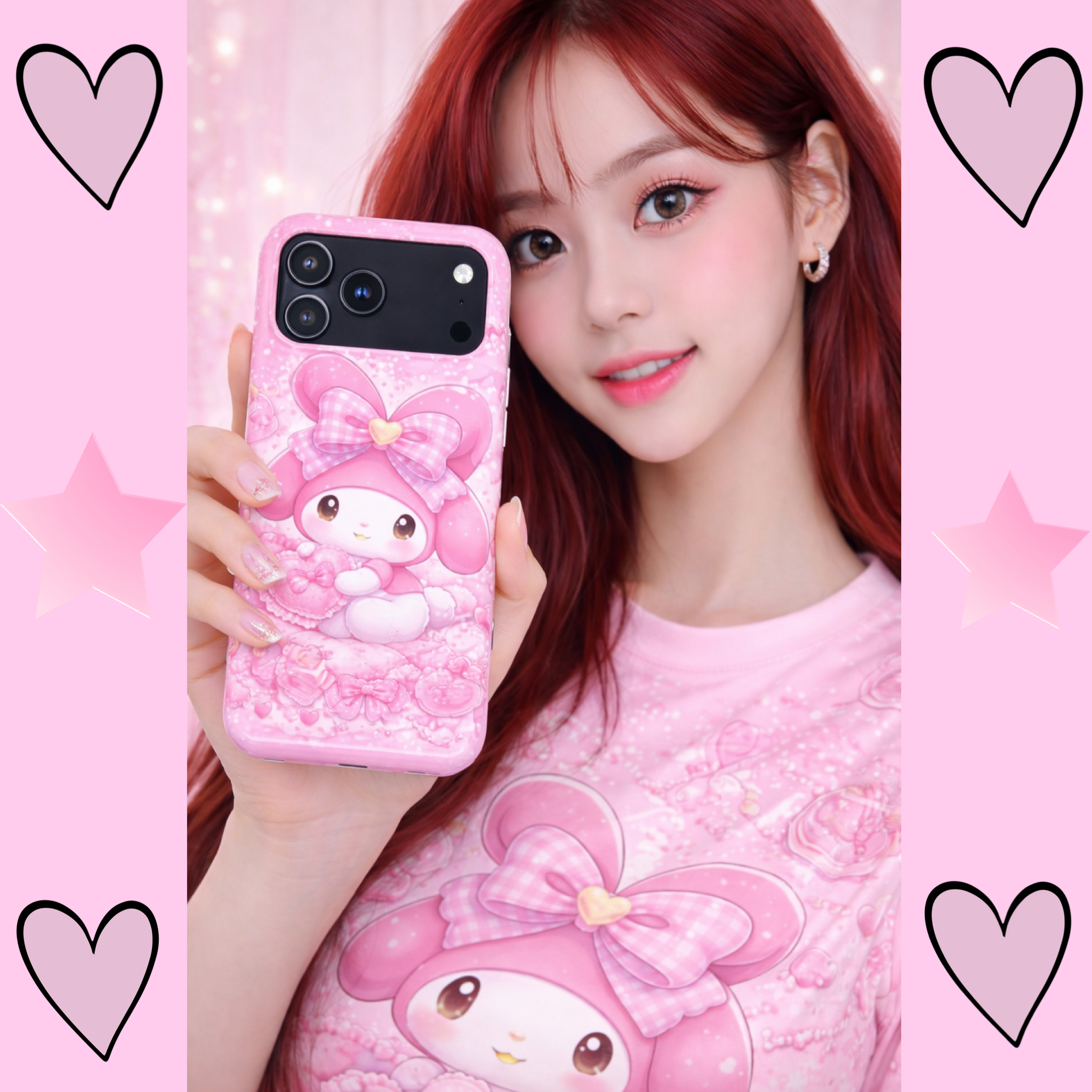 My melody hearts Protective Case