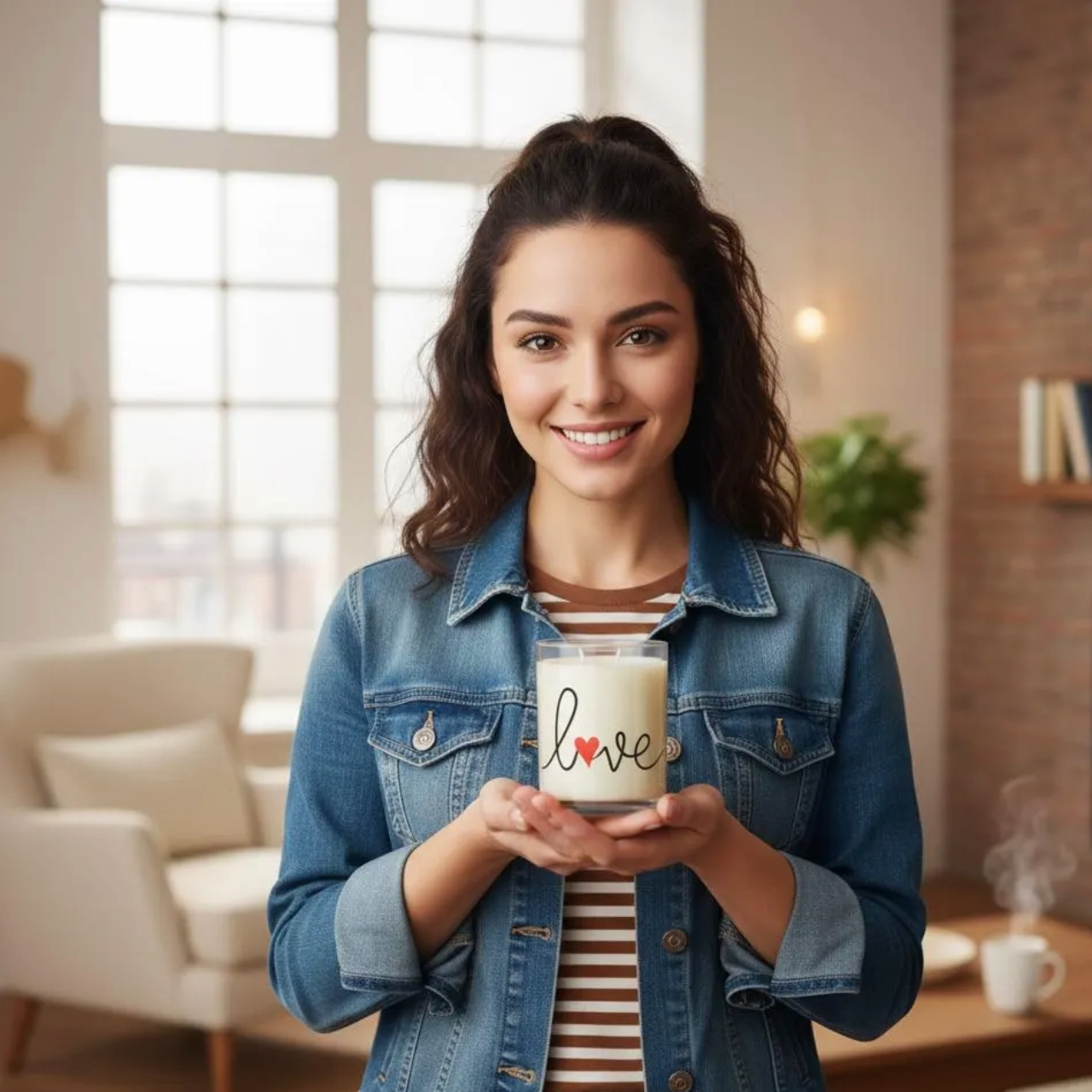 Love Heart Scented Candle product thumbnail image