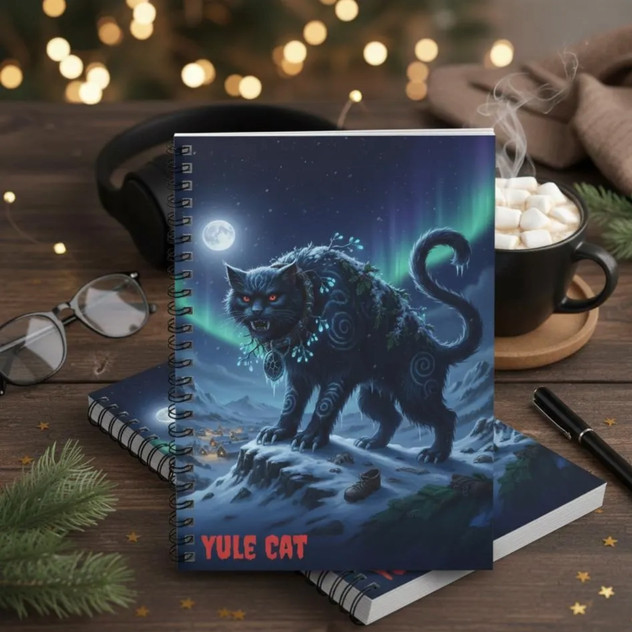 Yule Cat Spiral Notebook Yule Cat Spiral Notebook