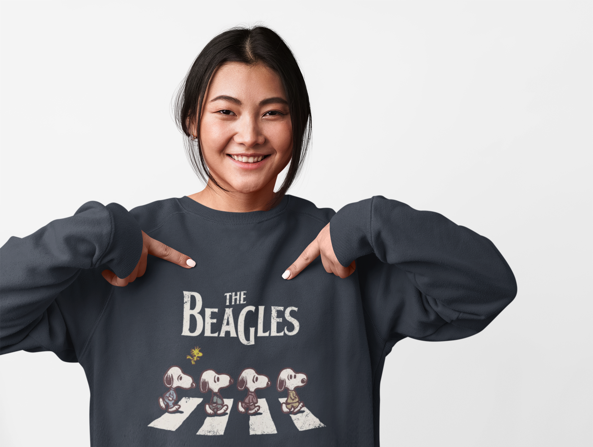 Beagles Abbey Road Sweatshirt — 'The Beagles' Dog Band Crewneck product thumbnail image Beagles Abbey Road Sweatshirt — 'The Beagles' Dog Band Crewneck product thumbnail image