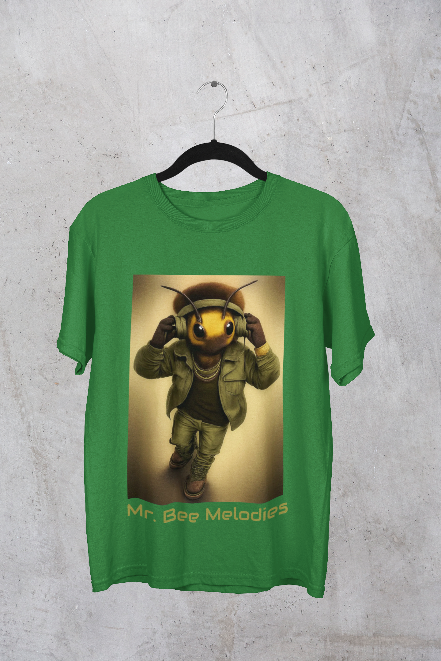 Mr. Bee Melodies™ Graphic T-Shirt | Brooklyn to Ohio Apparel™ | Urban Streetwear Tee product thumbnail image